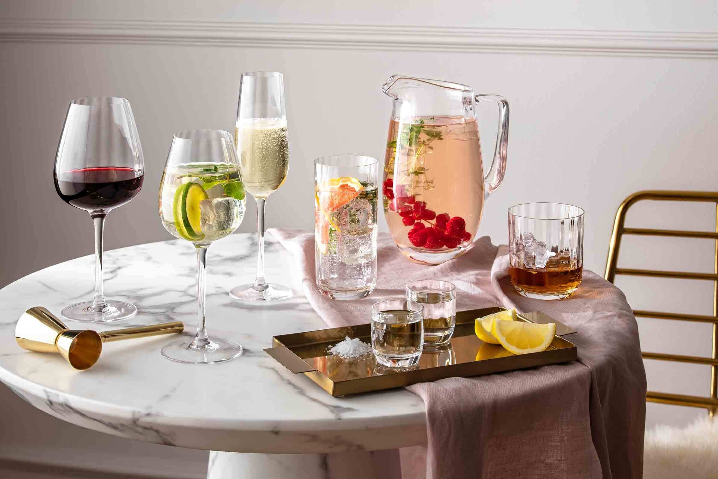 Villeroy & Boch Rotweinglas »Rotweinkelch Rose Garden 200 ml 4er Set transparent«