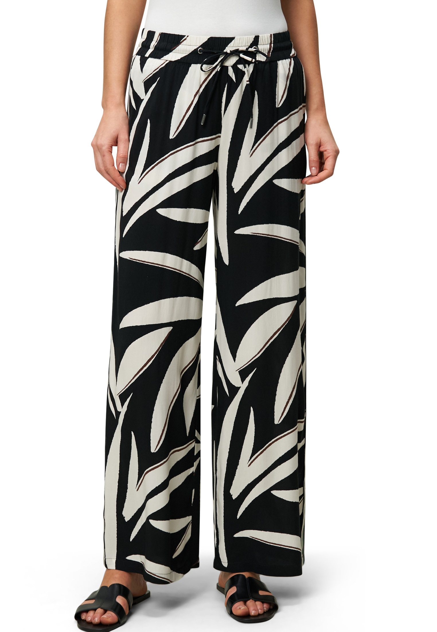 Zero Anzughose "zero Damen Freizeithose mit Tunnelzug 30 Inch", Bindedetail günstig online kaufen