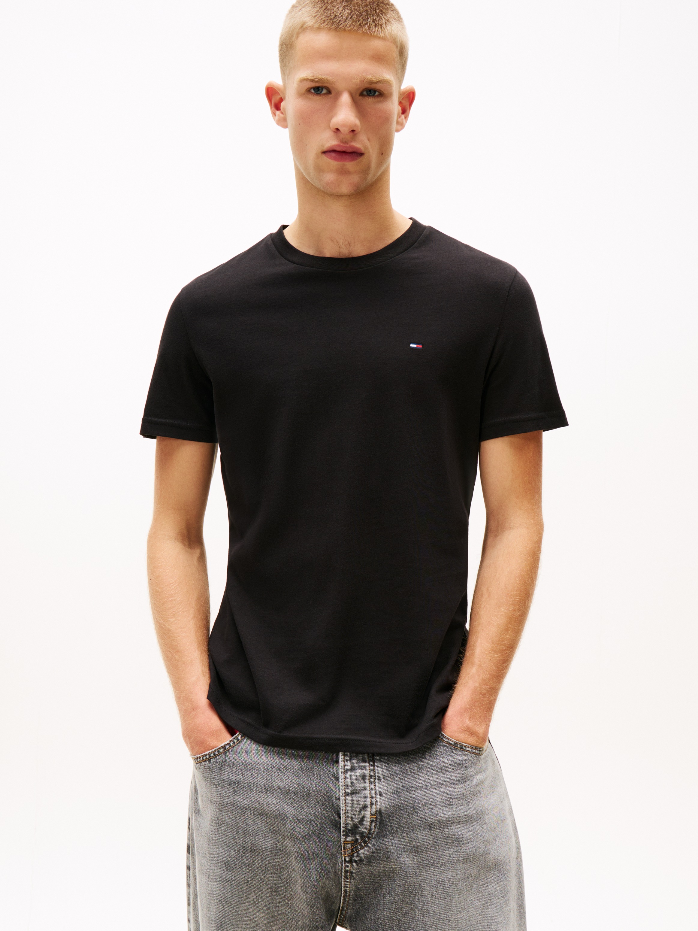 Tommy Jeans Rundhalsshirt "TJM XSLIM 2PACK JERSEY TEE EXT", 2er-Packer Pack günstig online kaufen
