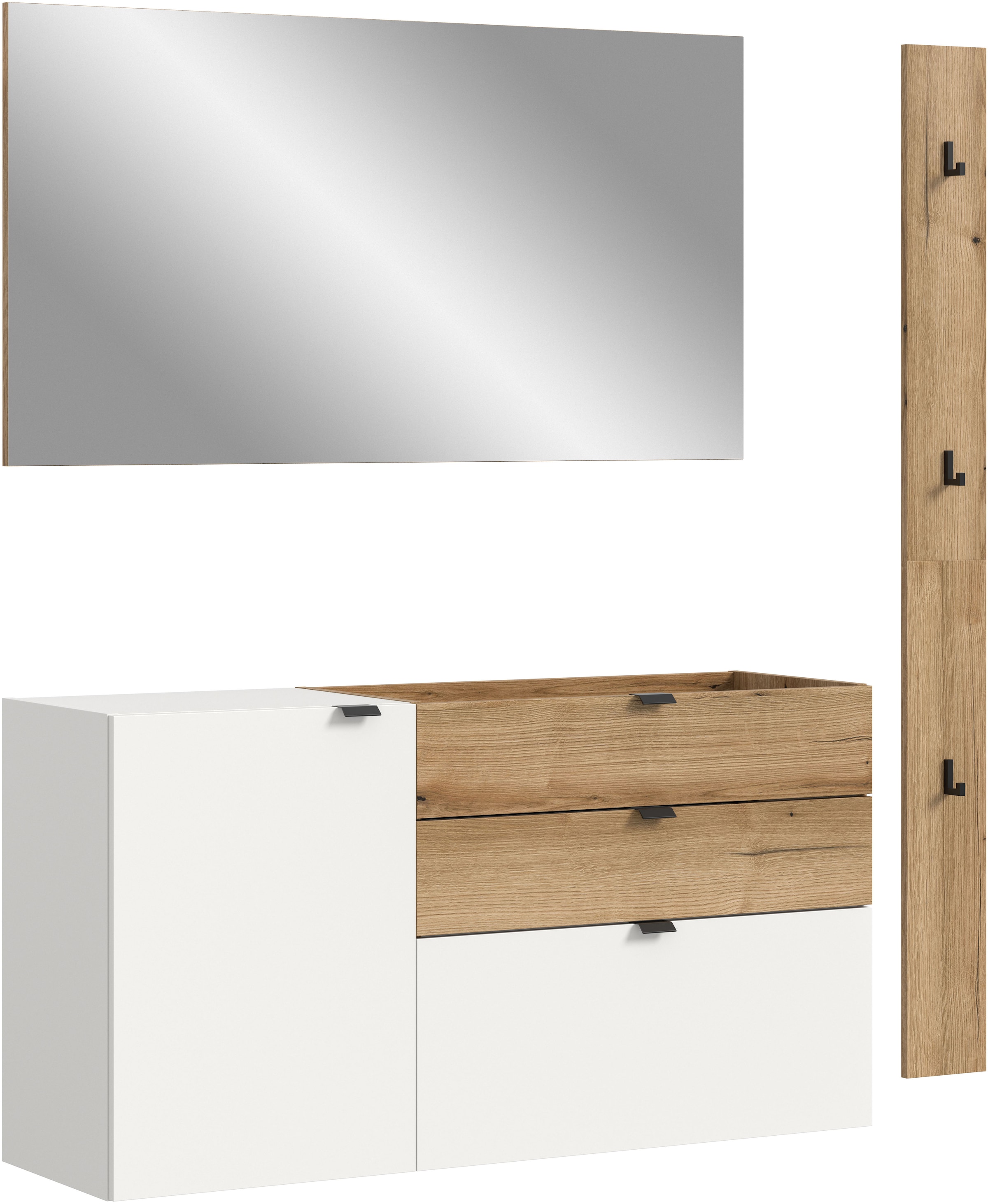 INOSIGN Garderoben-Set "Oran", (Set, 3 St.), Oran, Evoke Oak, Garderobenset günstig online kaufen