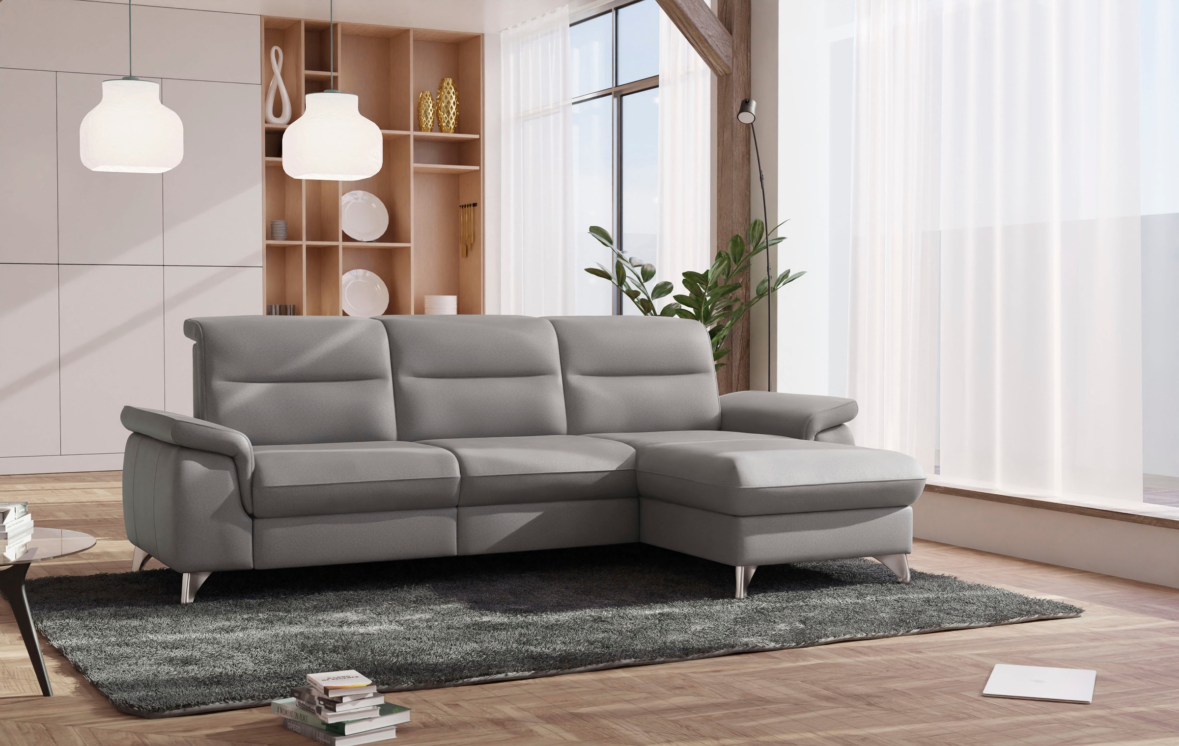 sit&more Ecksofa "Astoria L-Form", wahlweise mit motorischer Relaxfunktion günstig online kaufen