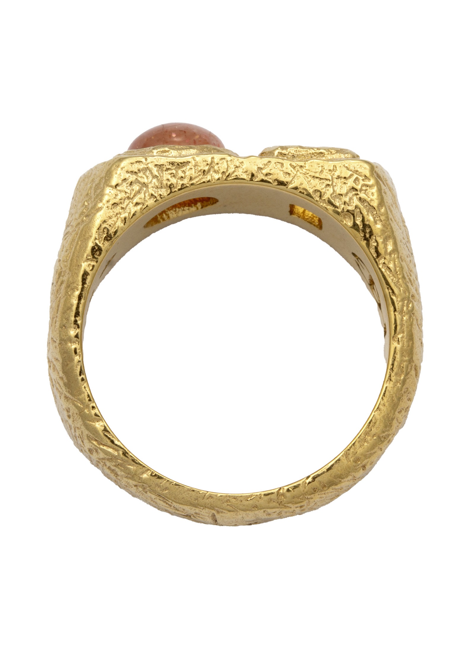 HAZE & GLORY Siegelring »Ring Siegelring Citrin Sonnenstein 925 Sterling Silber - Shake It Up«