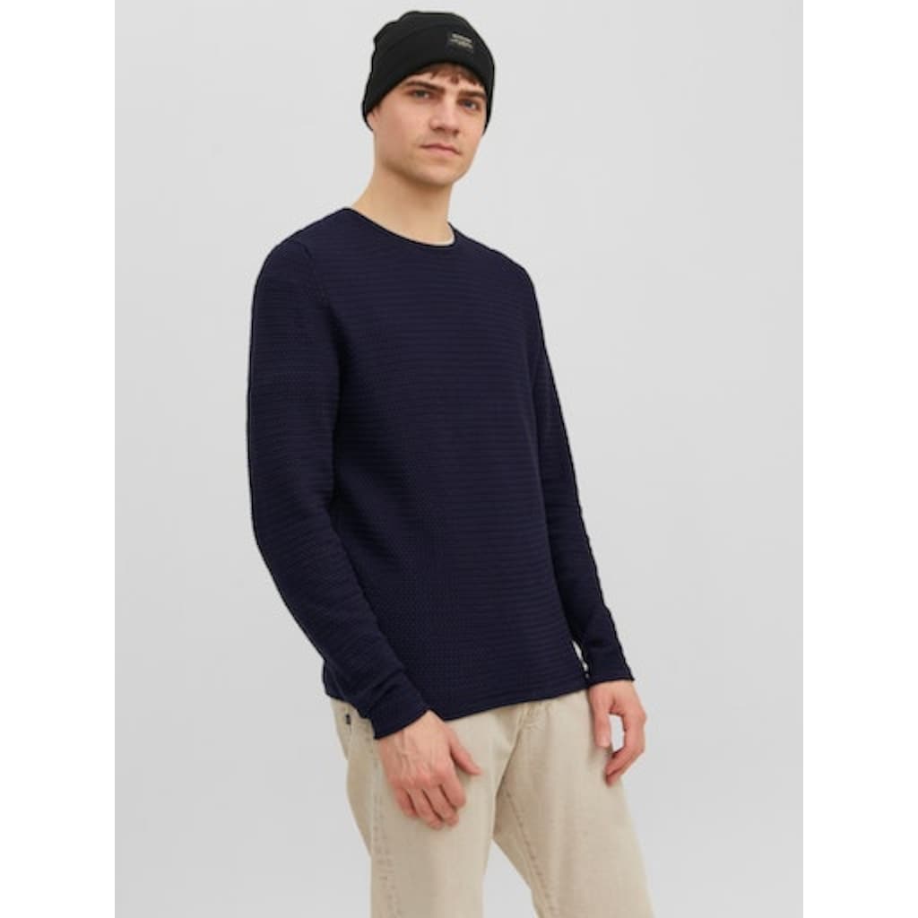 Jack & Jones Rundhalspullover »JPRBLUMIGUEL KNIT CREW NECK NOOS«