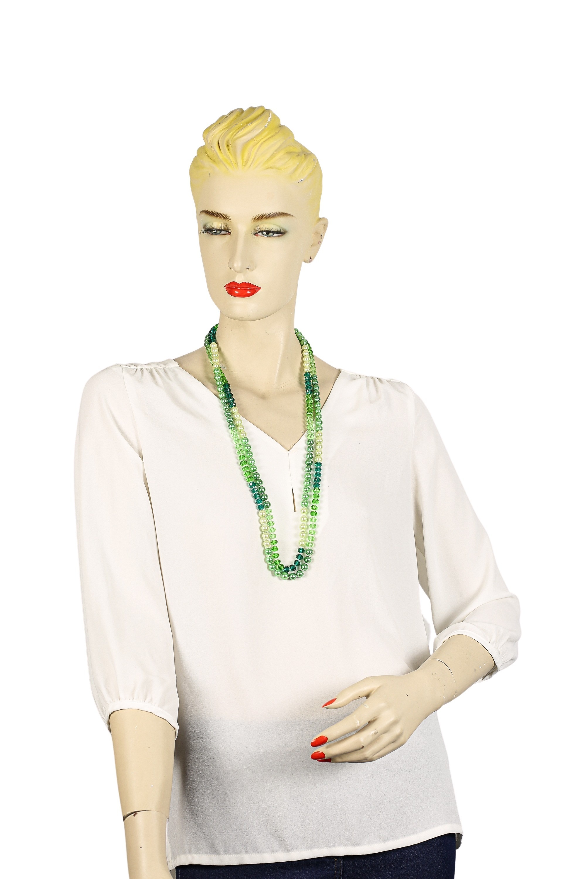 COLLEZIONE ALESSANDRO Lange Kette »Pearl«, aus unterschiedlichen Glasperlen