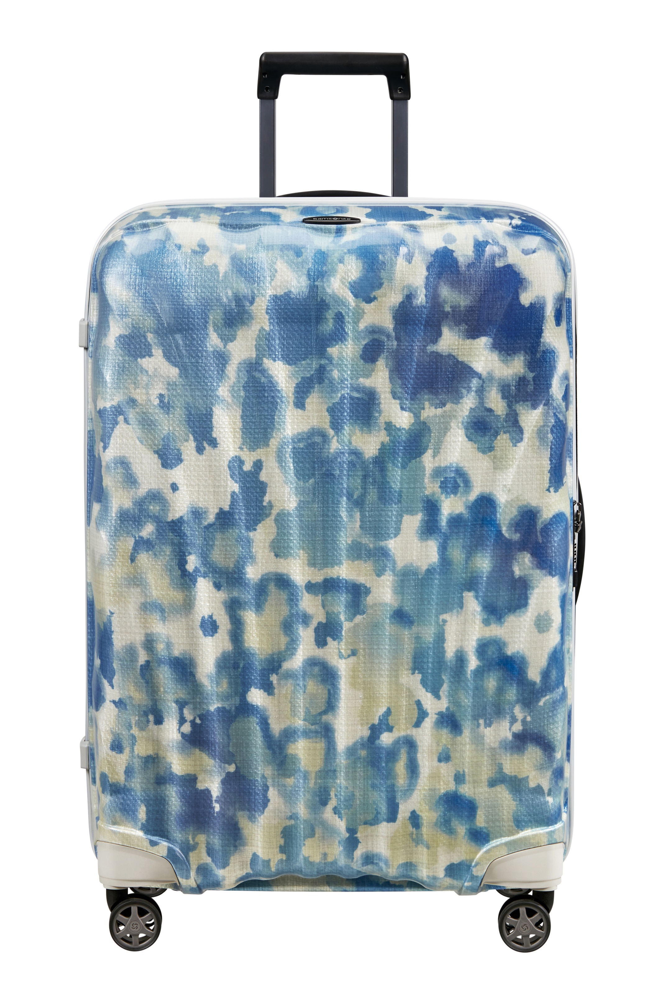 Samsonite Hartschalen-Trolley »SPINNER« 94 l Farbedition "Drifted Clouds", Curv-Material, mind. 95% recyceltes PET