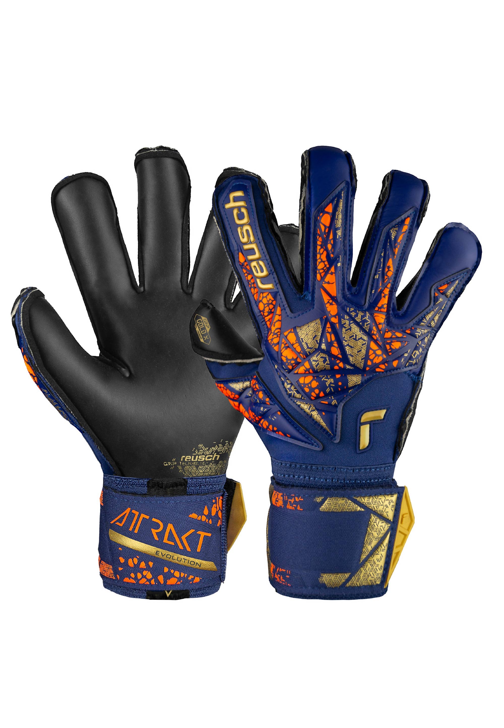 Reusch Torwarthandschuhe "Attrakt Gold X Evolution", mit Evolution Cut