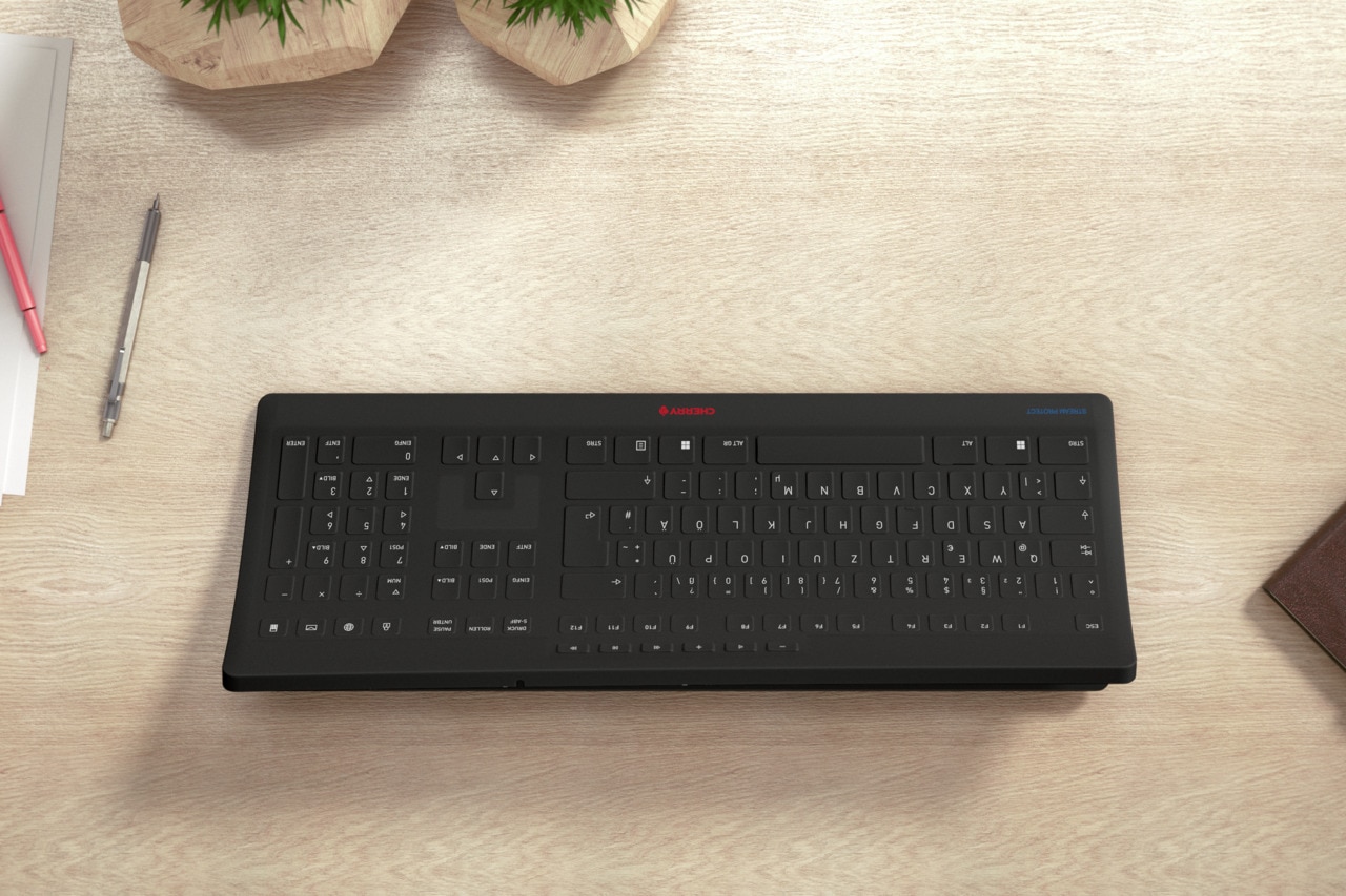 Cherry Tastatur »STREAM PROTECT KEYBOARD WIRELESS«