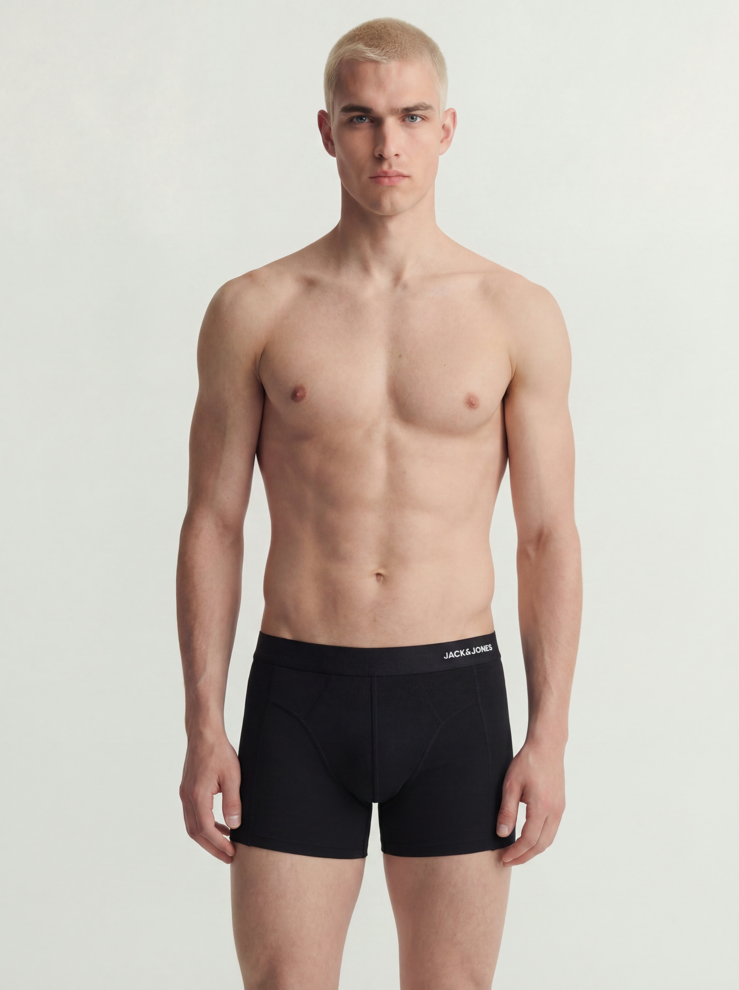 Jack & Jones Trunk »JACCOMO SOLID BAMBOO TRUNKS 3 PACK SN« Packung, 3 Stk. Viskosemischung, elastischer Bund