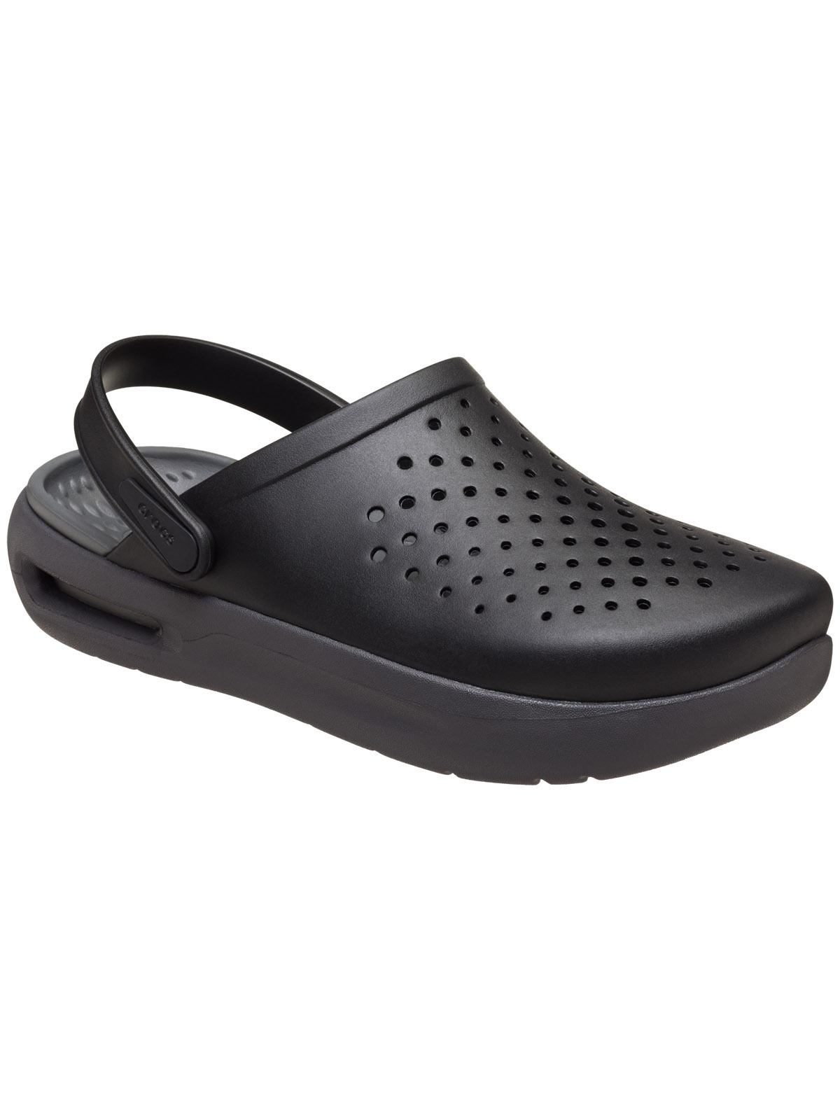 CROCS Clog "Freizeitschuhe 209964-001 Crocs InMotion Clog", Gr. 39, schwarz, Obermaterial: 100% Gummi rubber., Schuhe
