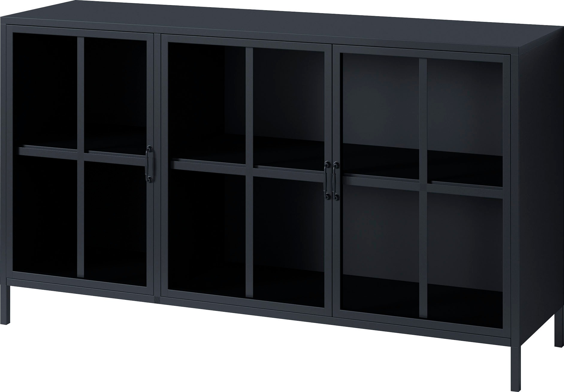 Homexperts Vitrine »Choice«, designorientiertes Sideboard mit Glastüren