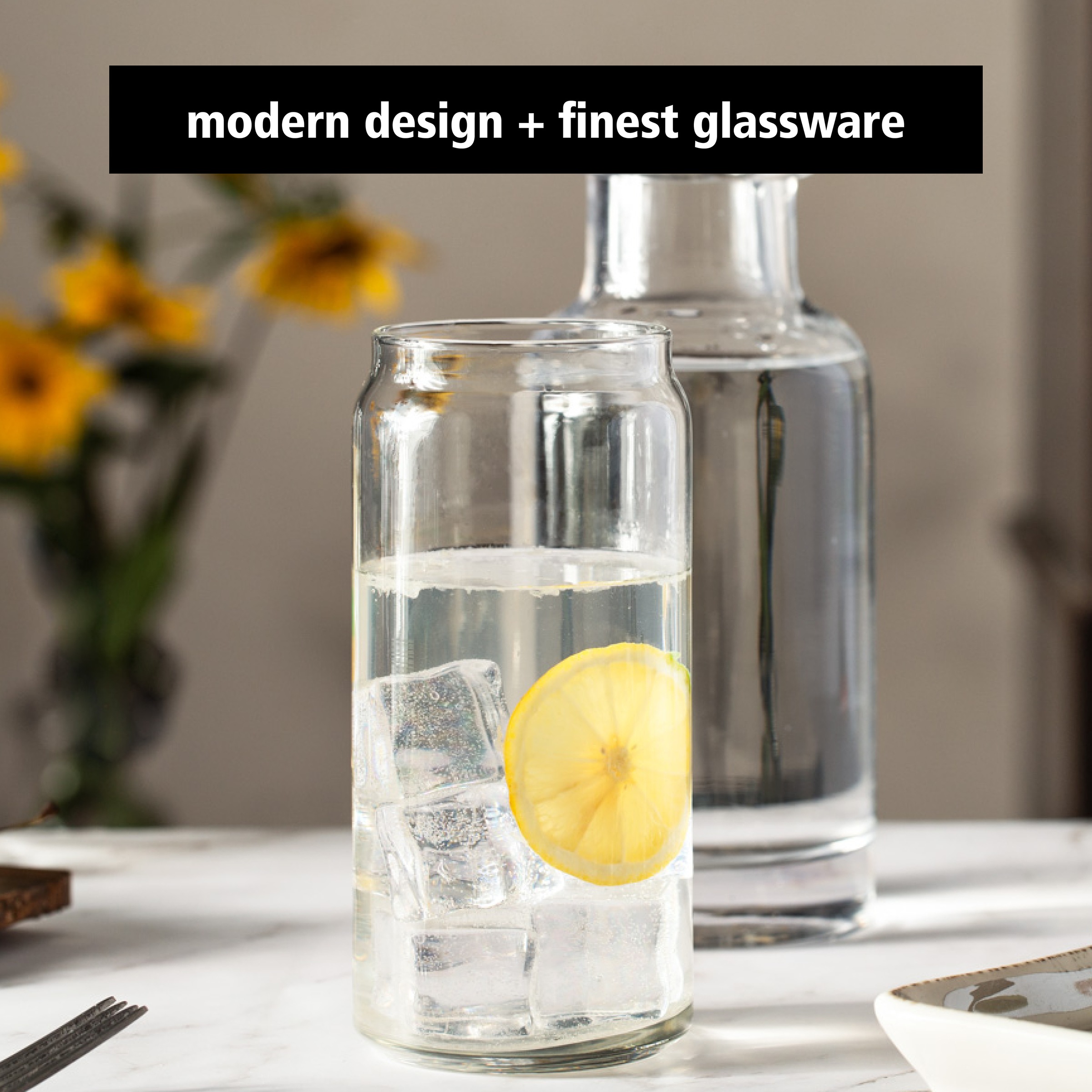 LIBBEY Gläser-Set »Libbey Trinkglas, 12er Set -GLASS CANS-«, (Set, 12 tlg.), 591 ml, hochwertig verarbeitet, im modernen Design