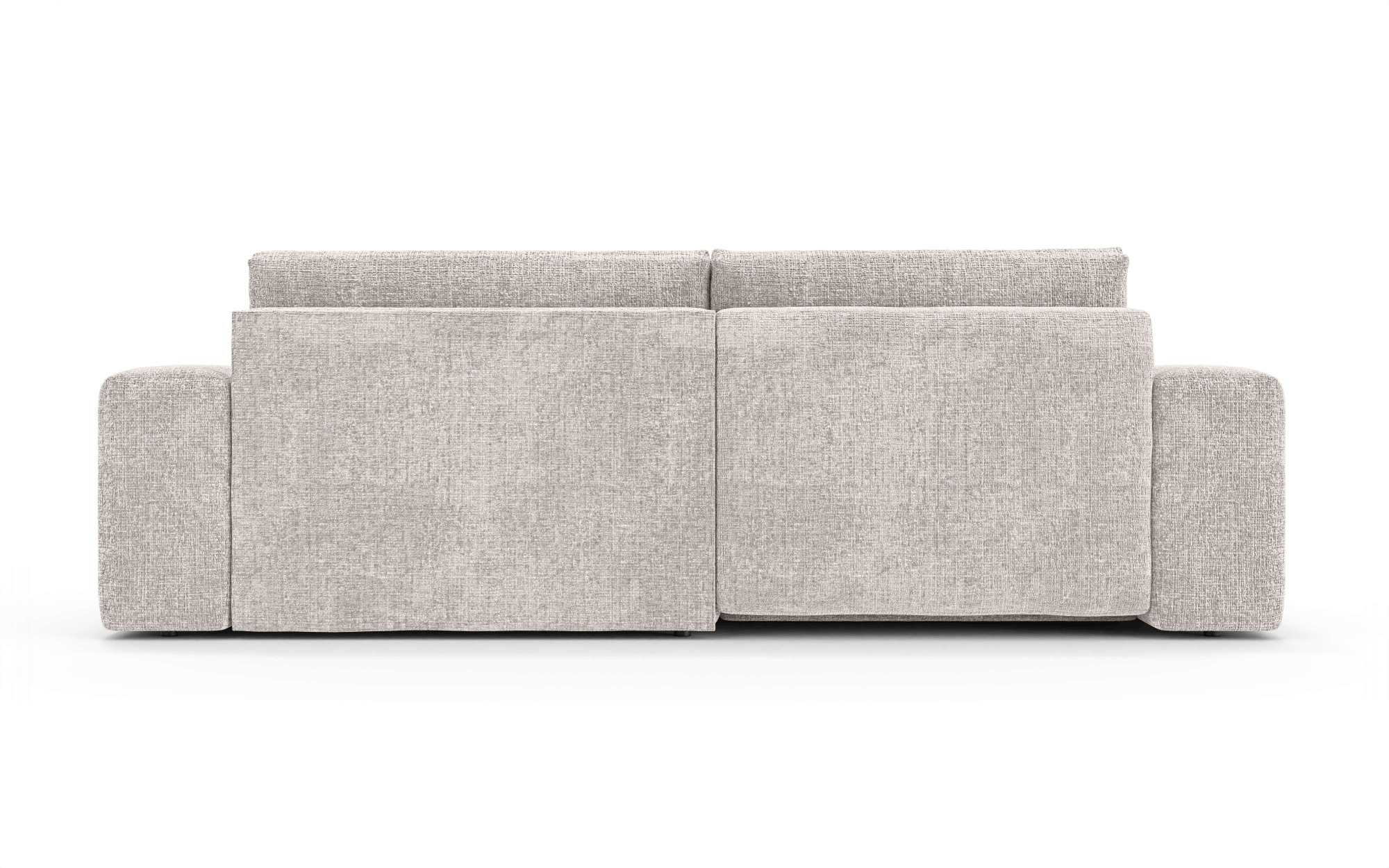 OTTO home Ecksofa »MATTS Schlafsofa mit Bettkasten, Maße B/T/H: 265/159/89 cm«, L-Form mit Recamiere rechts oder links, hoher Sitzkomfort