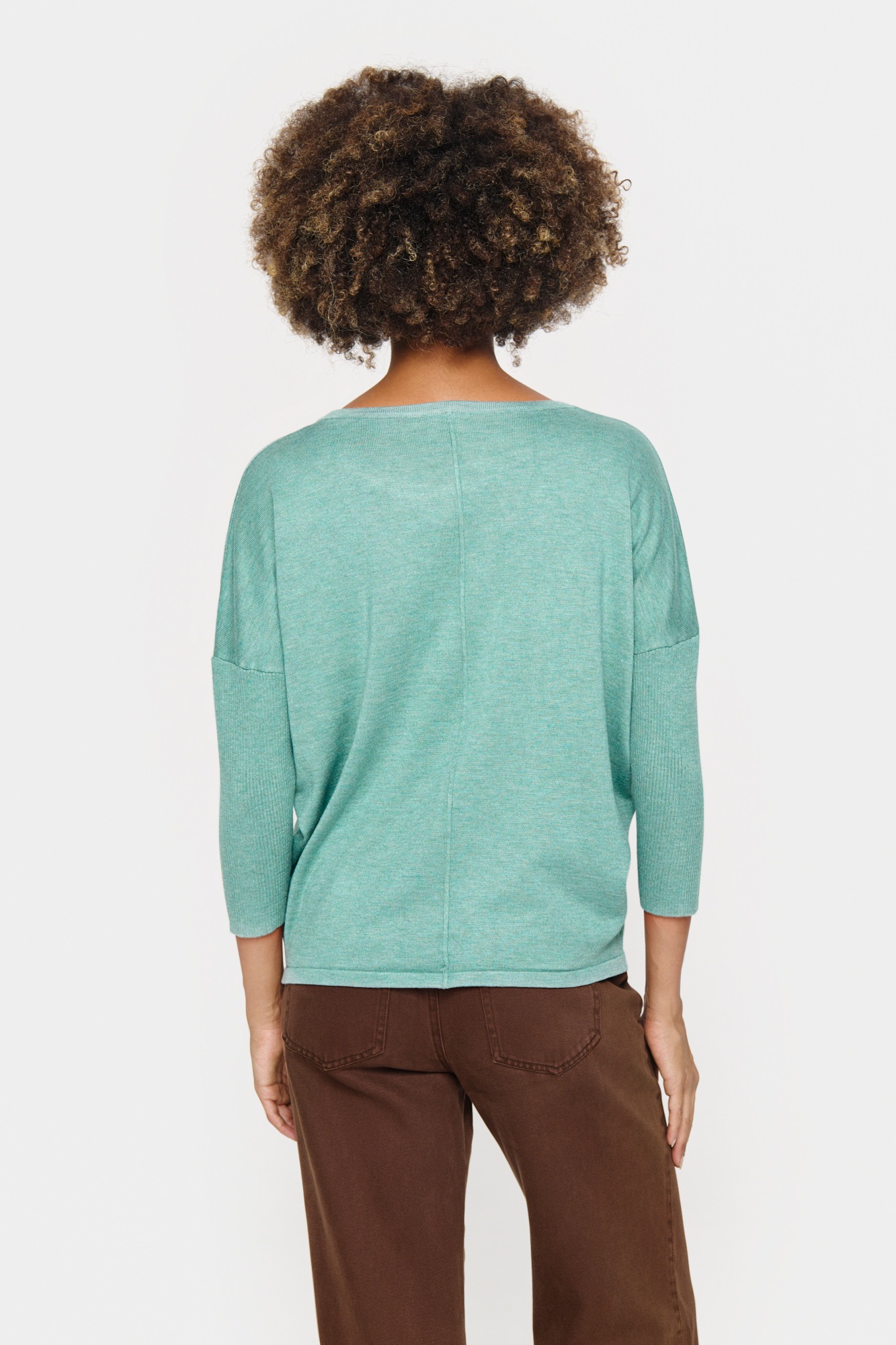 Saint Tropez Rundhalspullover "A2561, MilaSZ R-Neck" günstig online kaufen