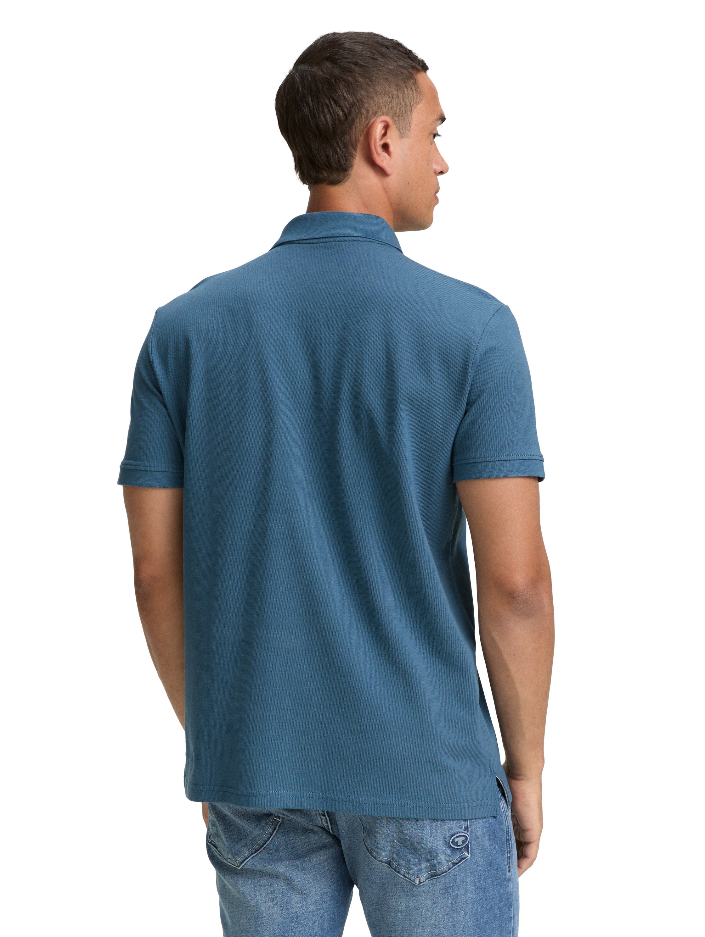 TOM TAILOR Poloshirt mit farblich hervorgehobener Knopfleiste günstig online kaufen