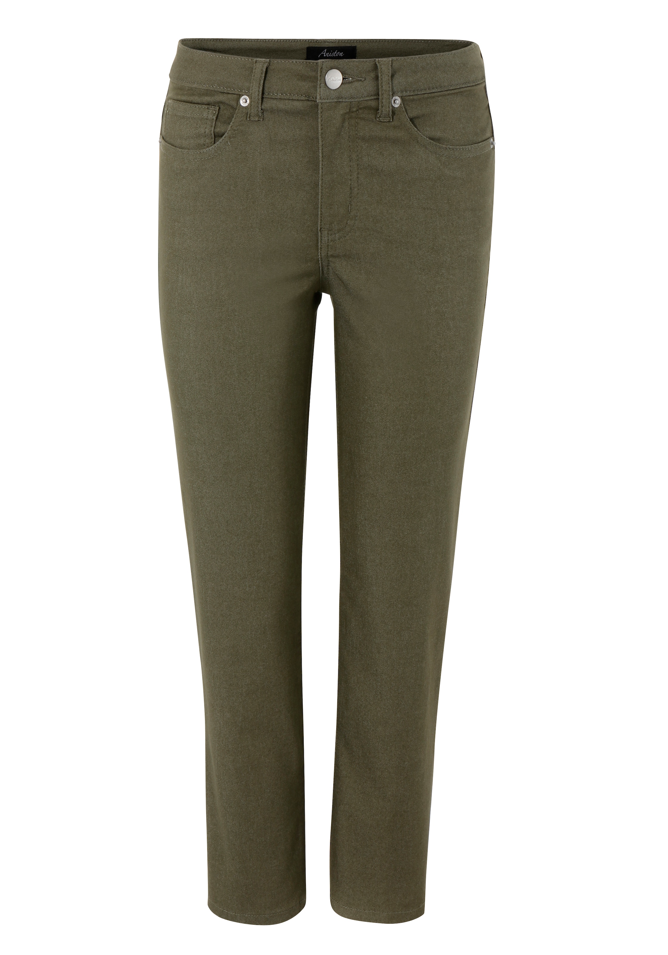 Aniston SELECTED BAUR Straight-Jeans, für in | cropped Länge verkürzter bestellen