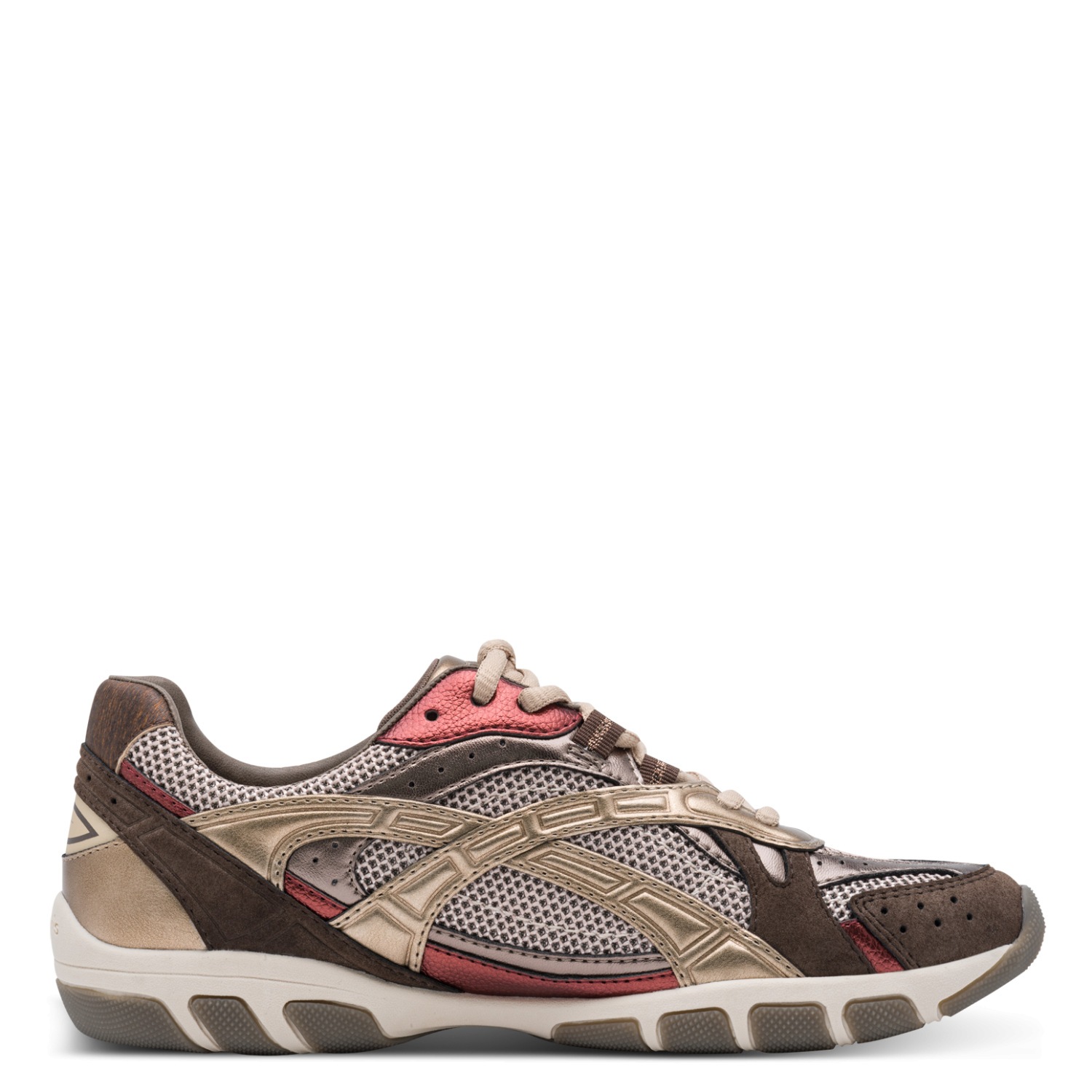 Tamaris Sneaker  Freizeitschuh, Schnürer, Halbschuh mit Kontrastbesatz