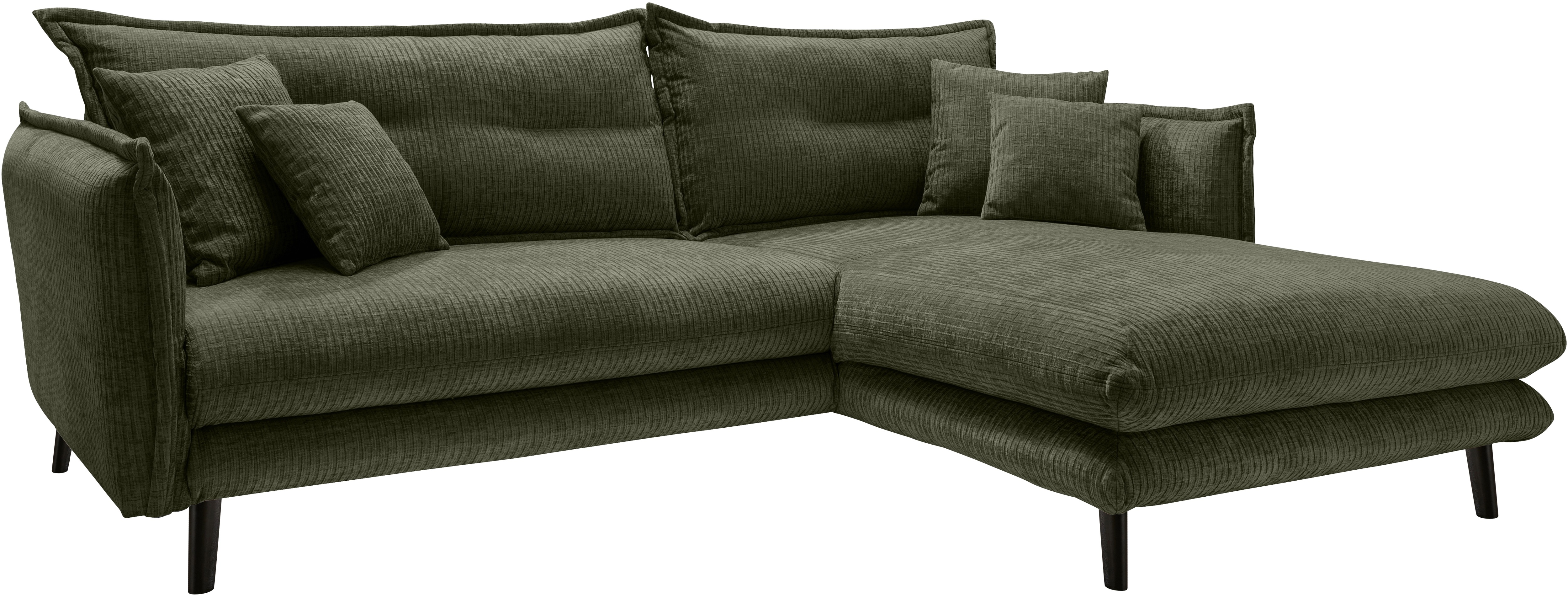 Thumbnail - INOSIGN Ecksofa "Lazio modernes Design, bequem, schmale Armlehnen, OTTOs Choice" zwei verschiedene Fußfarben wählbar