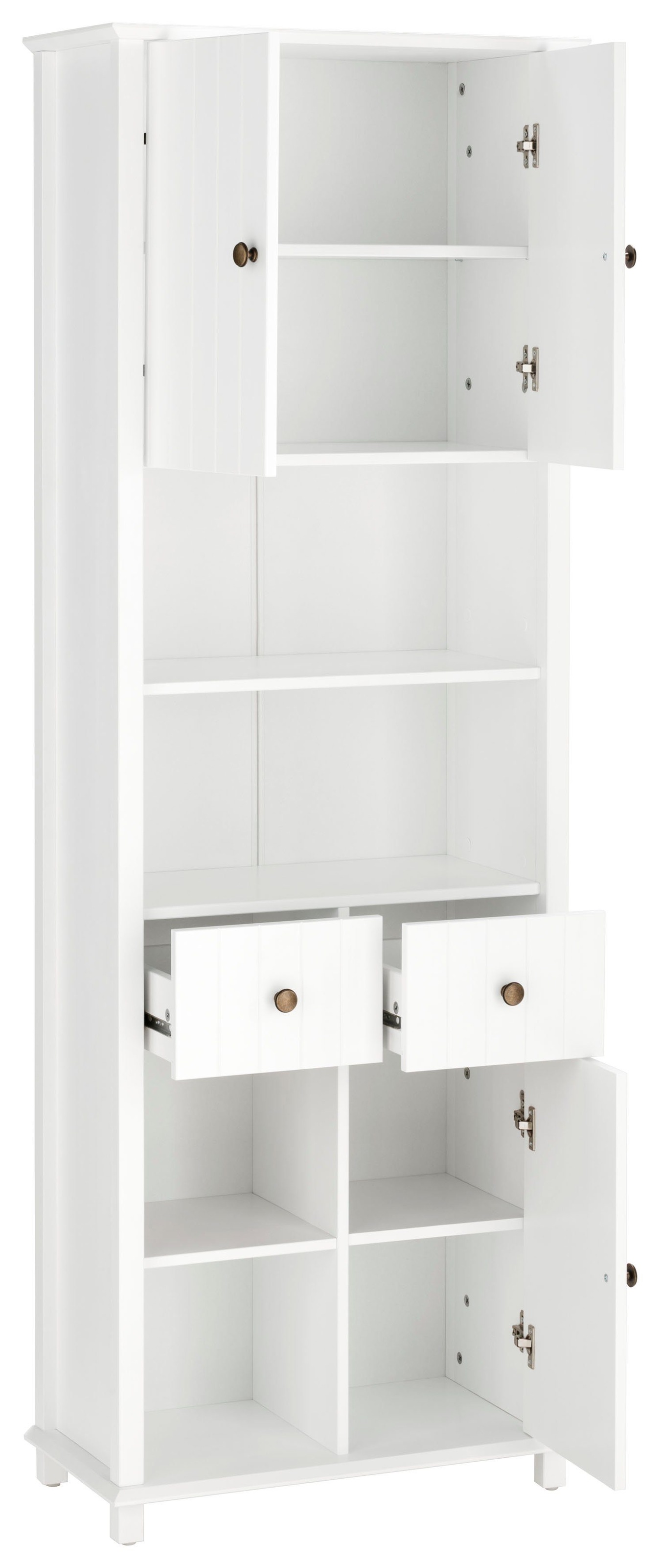 Home affaire Hochschrank "Vili", Badezimmerschrank, Höhe 175 cm, 2 Schublad günstig online kaufen