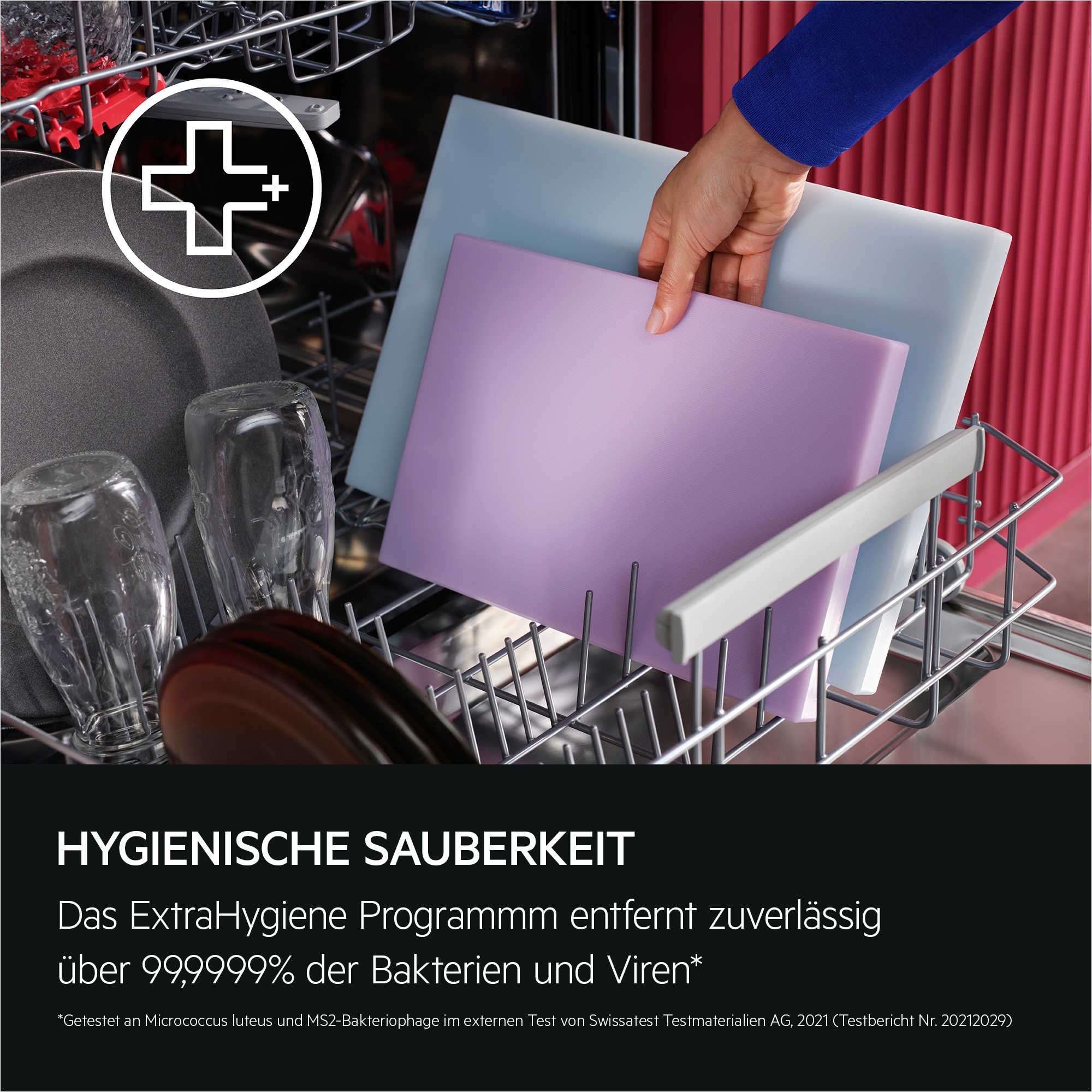 AEG Unterbaugeschirrspüler 6000 »GU620B2SCM« Spülmaschine – starke Sprühabdeckung, viel Platz & sauber