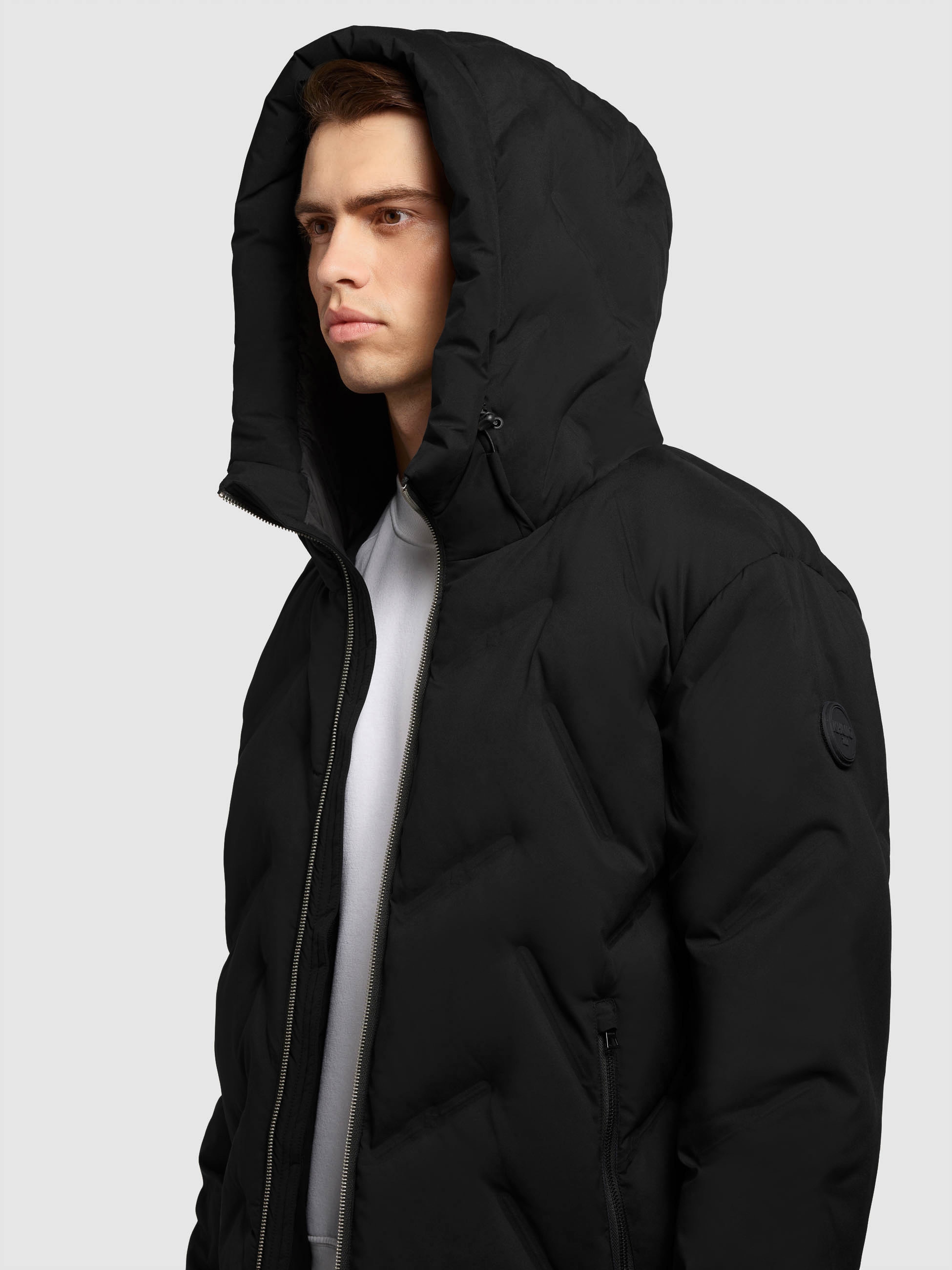 khujo Steppjacke »ONERT«, mit Kapuze