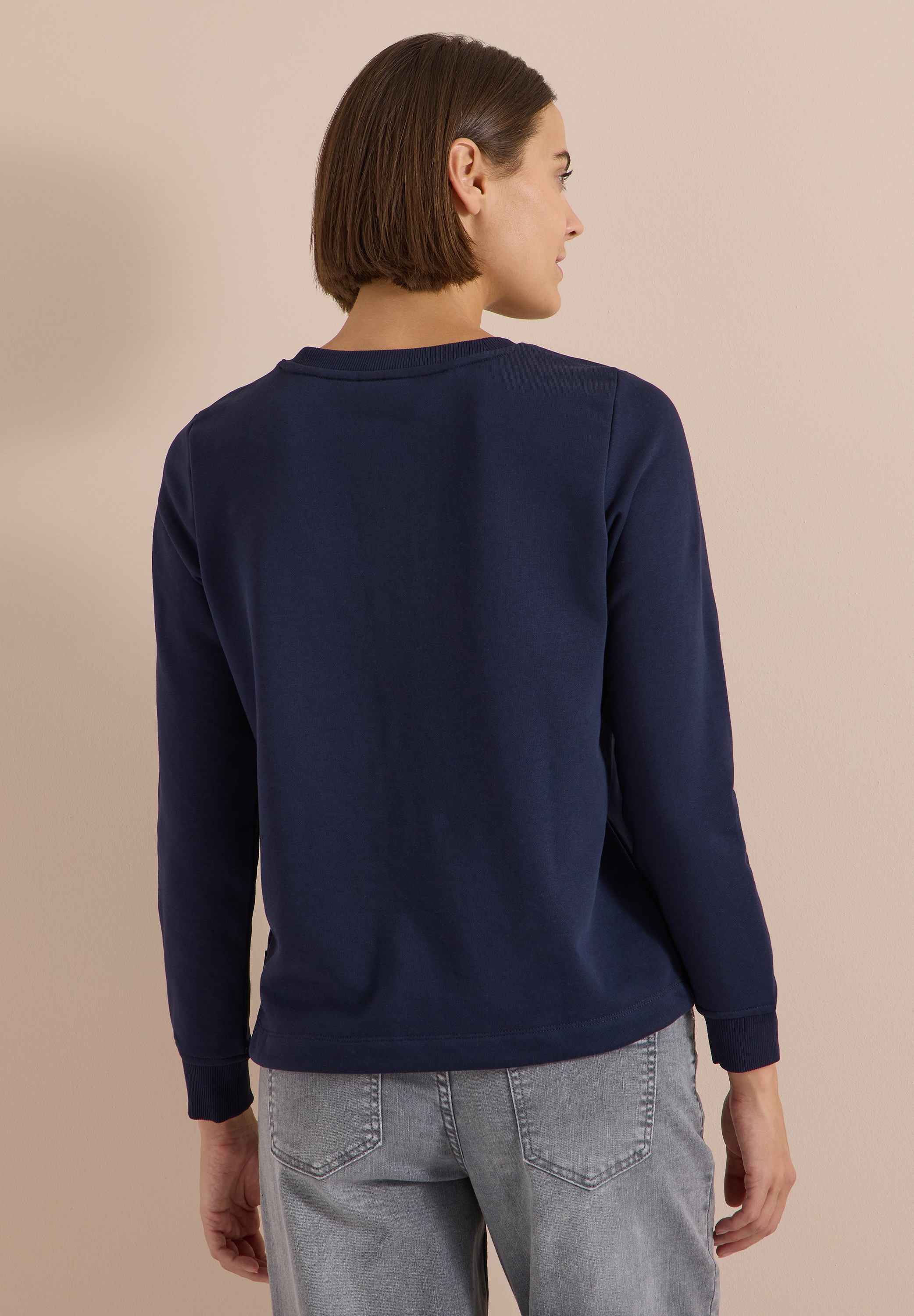 Cecil Sweatshirt , mit Elastiksaum und Tunnelzug
