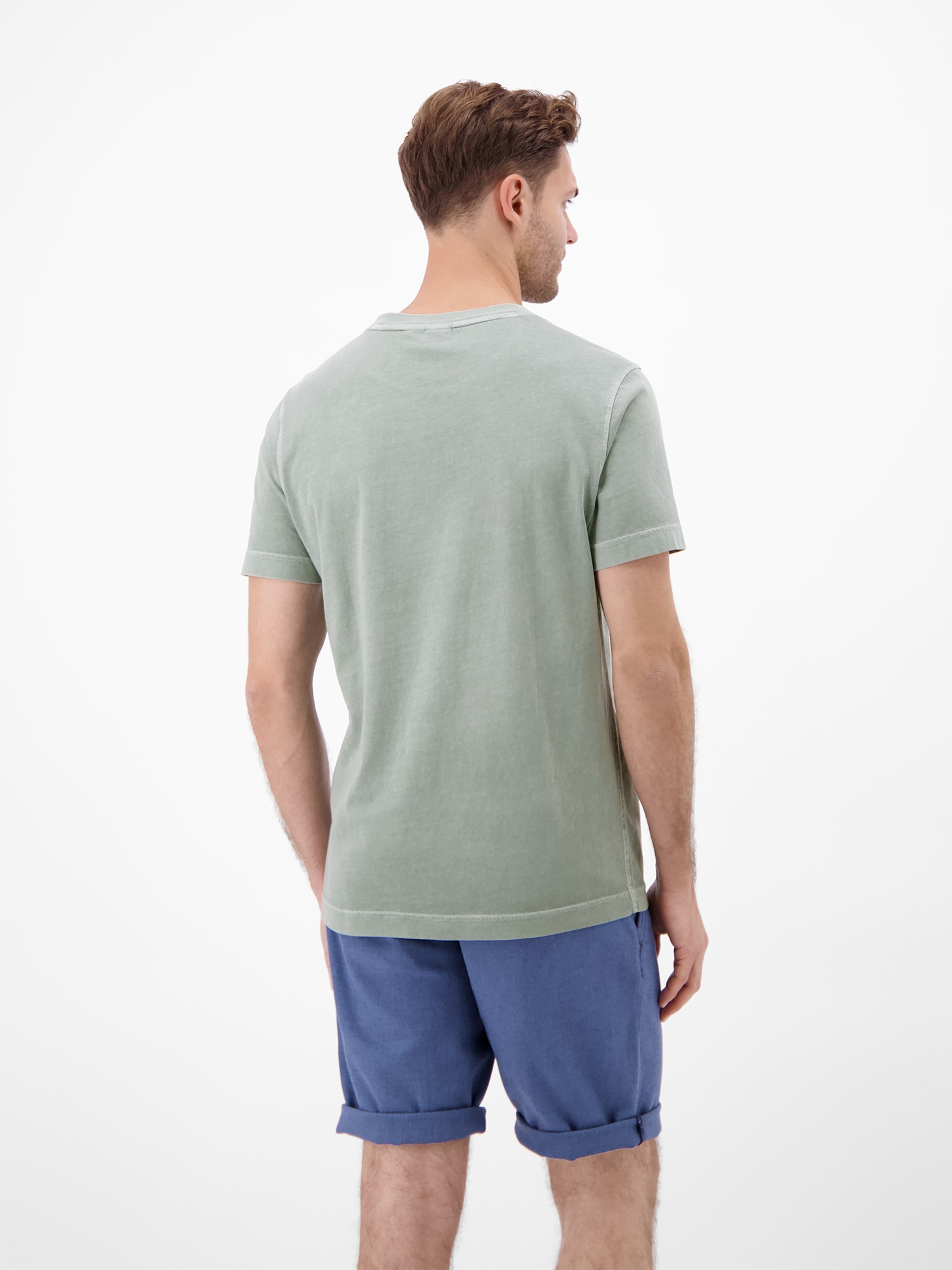 LERROS T-Shirt "T-Shirt mit O-Neck und Frontprint" günstig online kaufen