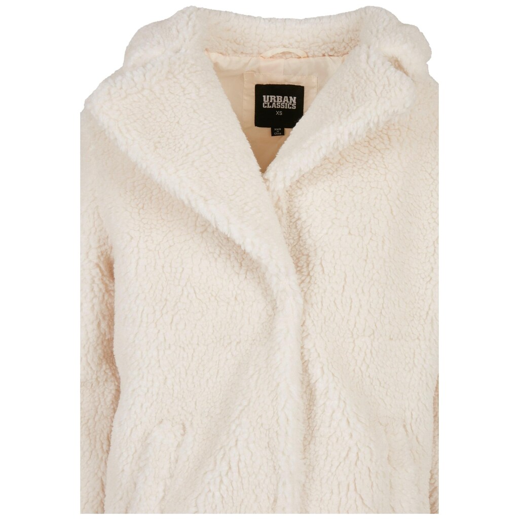 URBAN CLASSICS Parka »Urban Classics Damen Ladies Oversized Sherpa Coat«, (1 St.), ohne Kapuze