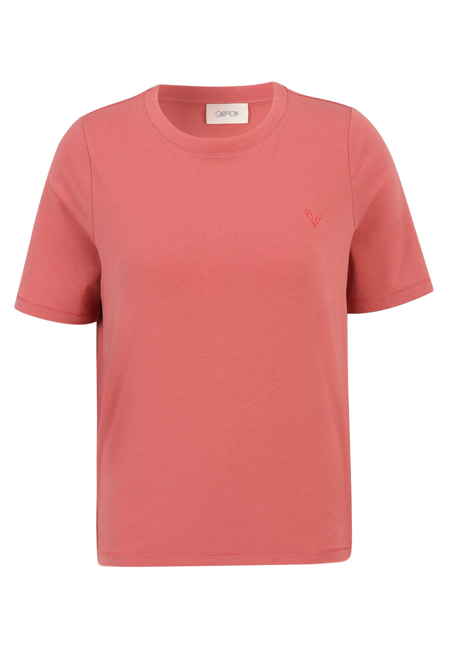 Cartoon Kurzarmshirt "Cartoon Damen Casual-Shirt mit Rundhalsausschnitt", ( günstig online kaufen