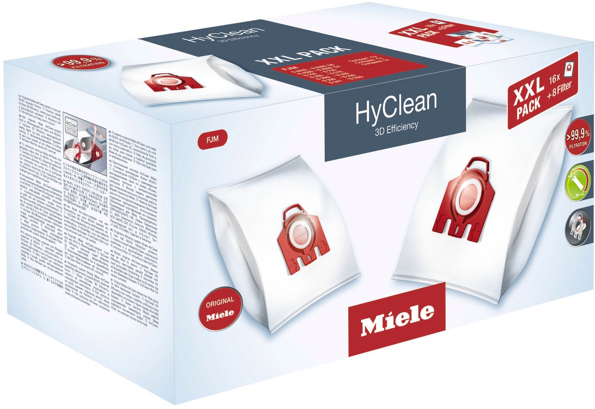 Miele Staubsaugerbeutel »HyClean 3D Efficiency FJM«, XXL Pack (16 Stück)