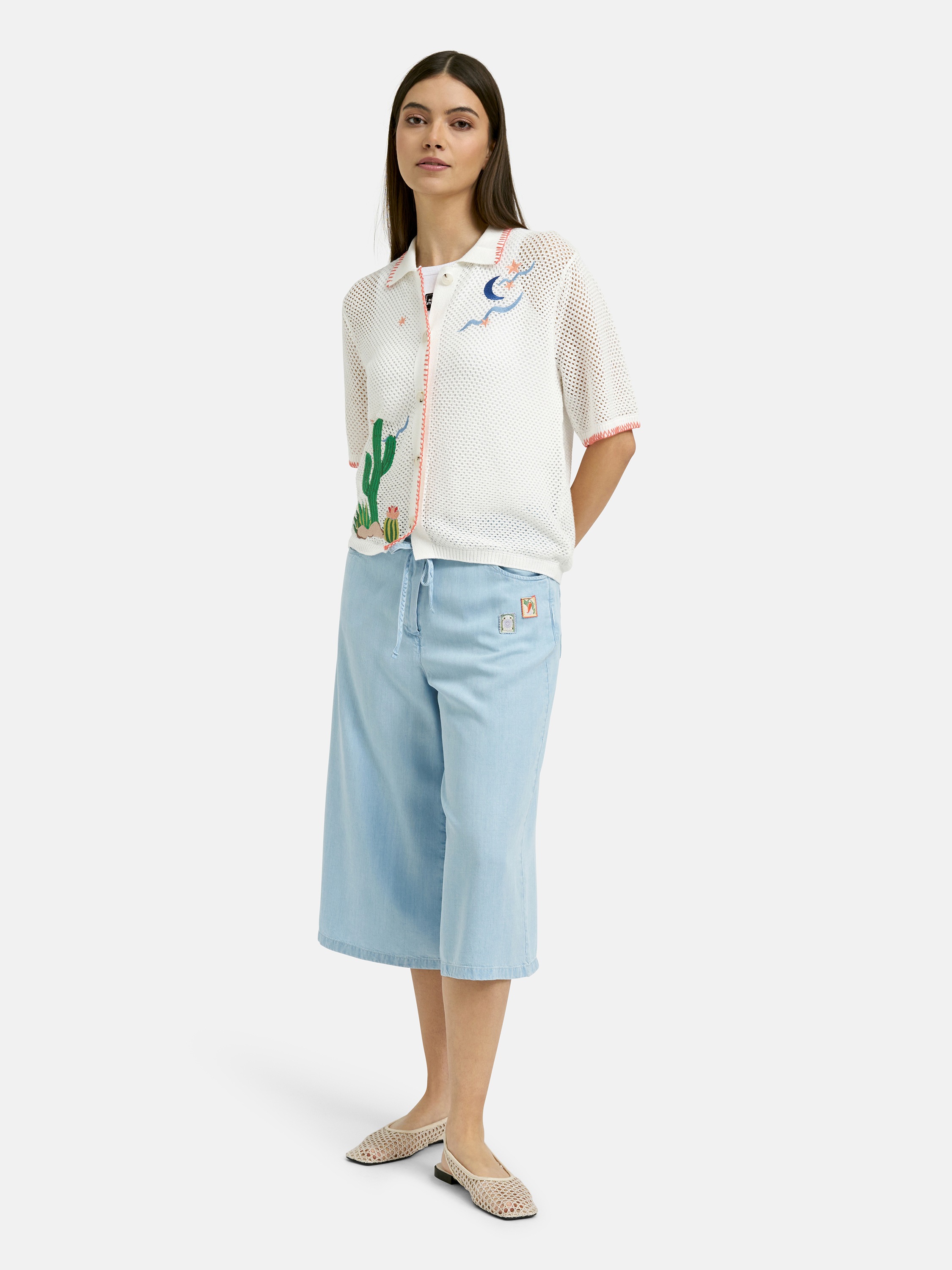 Smith & Soul Bermudas  mit weitem Bein