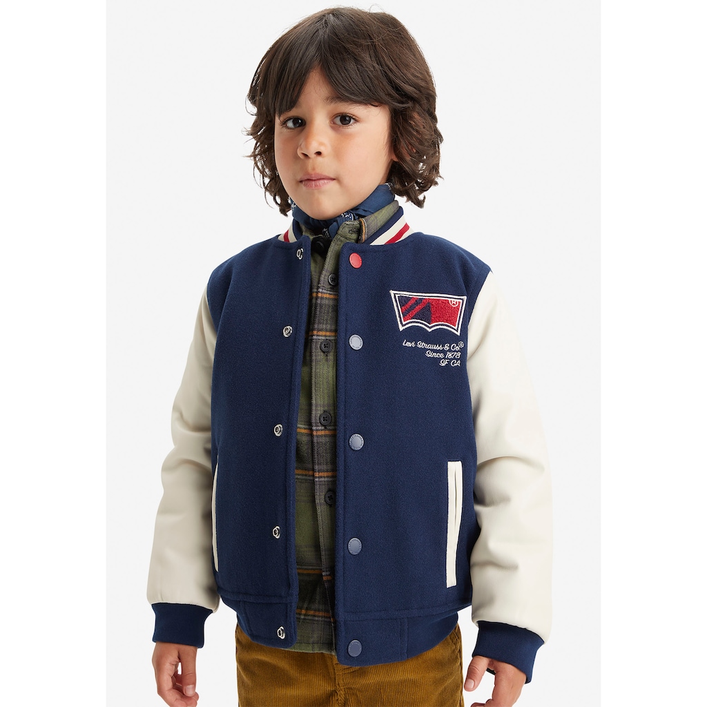 Levi's® Kids Collegejacke, mit großem Markenschriftzug auf dem Rücken for BOYS