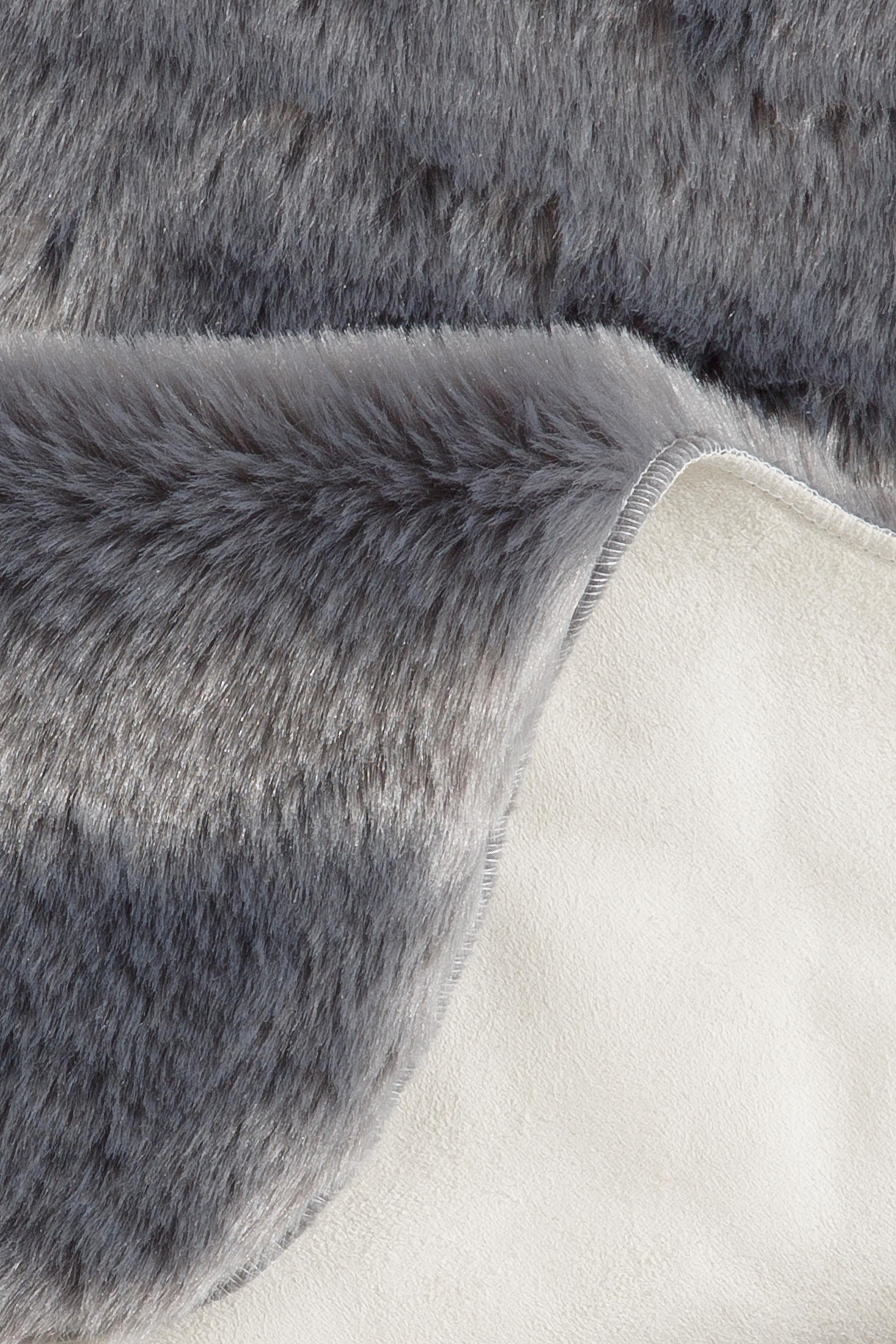 Thumbnail - Dreams Fellteppich "Schaffell" fellförmig 20 mm Höhe Kunstfell, waschbar, weich & kuschelig, auch ideal als Bettvorleger