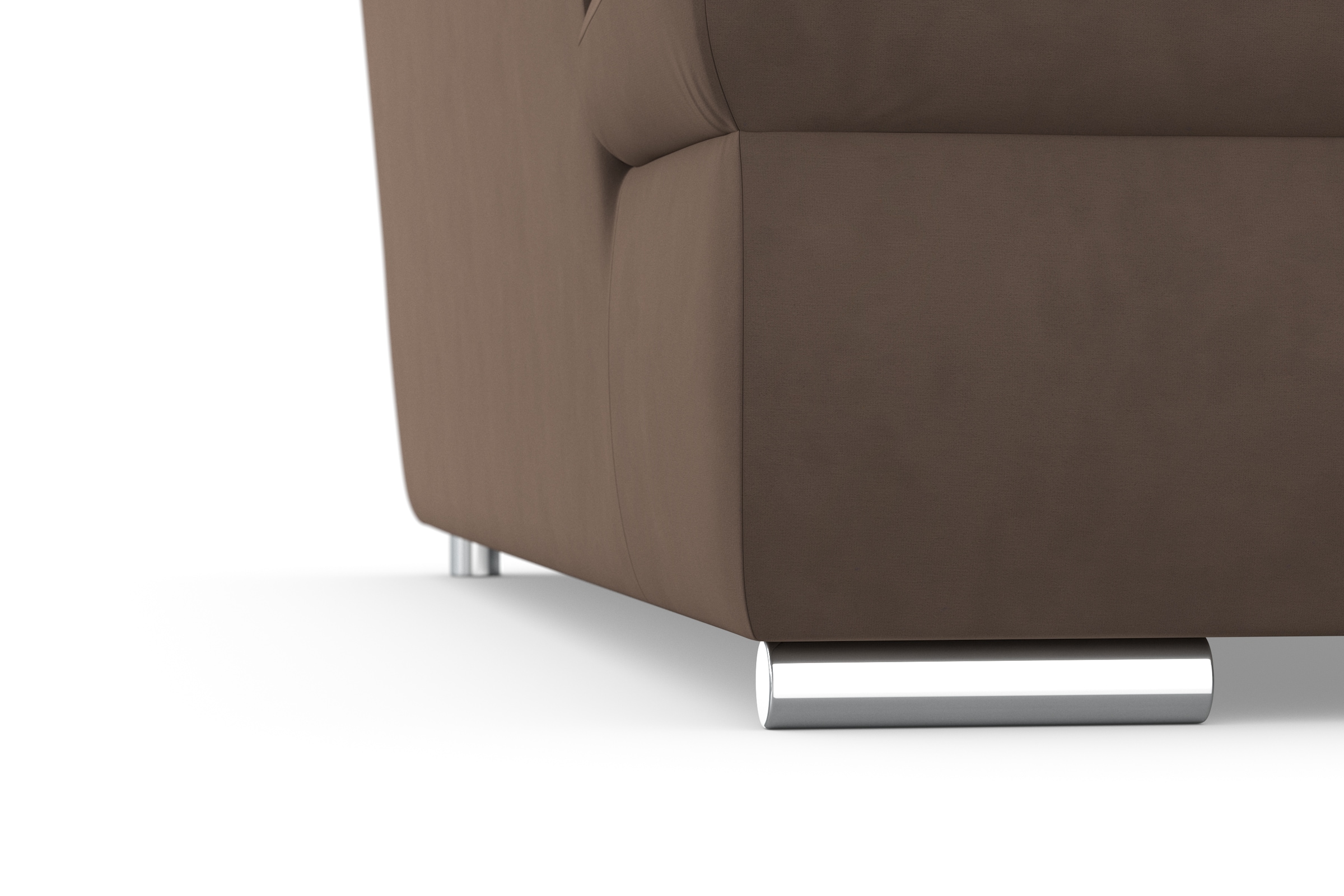 DOMO collection Ecksofa »Mona L-Form«, wahlweise mit Bett- und Armlehnfunktion