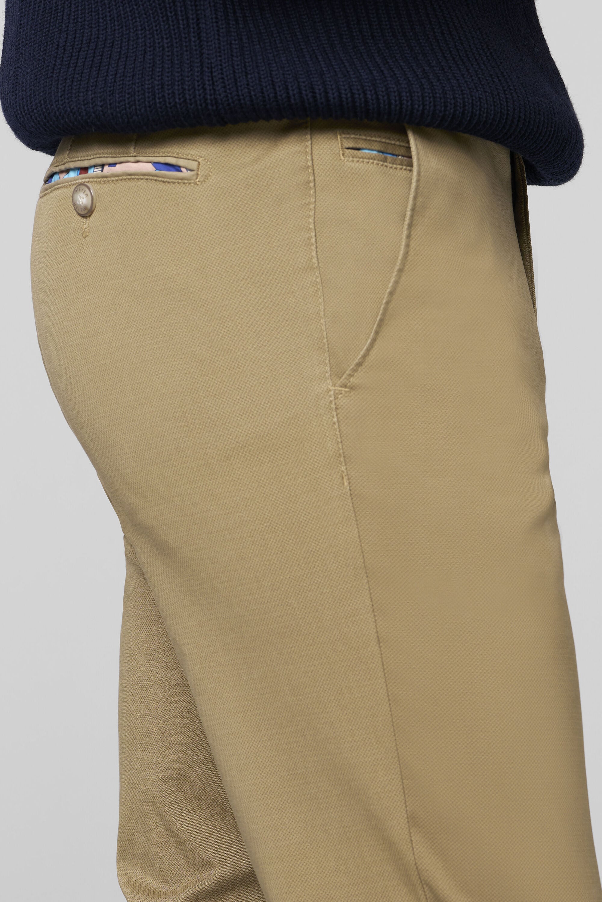 MEYER Chinos »BONN Art.1-5063«, mit buntgewebtem Innenfutter