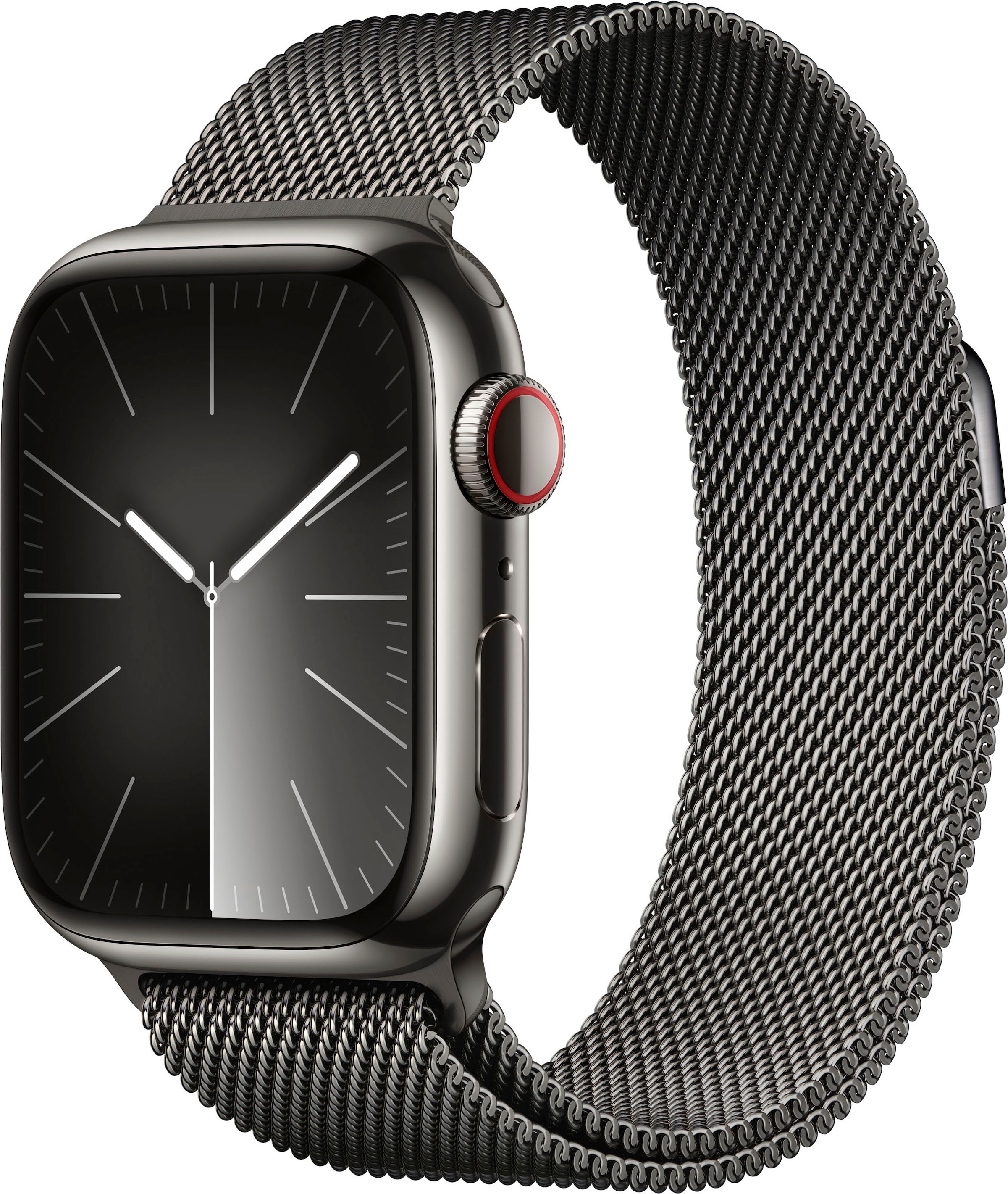 Smartwatch »Watch Series 9 GPS + Cellular 41mm Edelstahl One-Size«, (Watch OS 10...