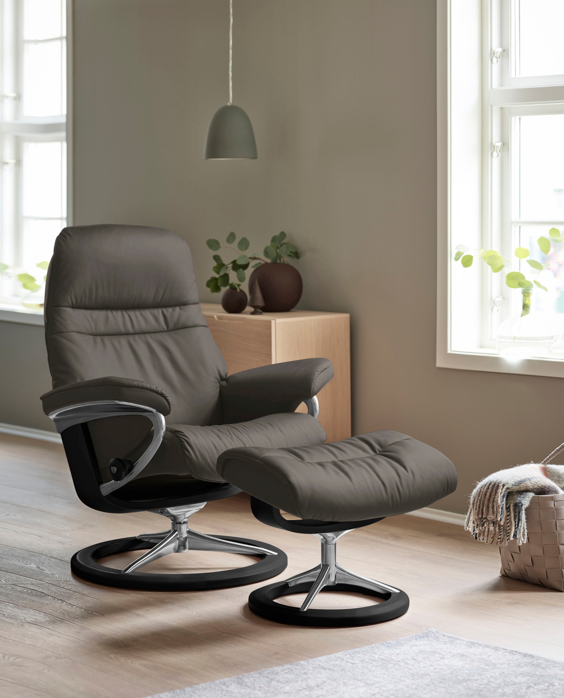 Stressless® Relaxsessel »Sunrise«, mit Signature Base, Größe M, Gestell Schwarz
