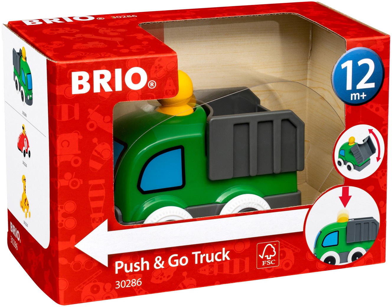 BRIO® Spielzeug-LKW »Push & Go«, FSC® - schützt Wald - weltweit