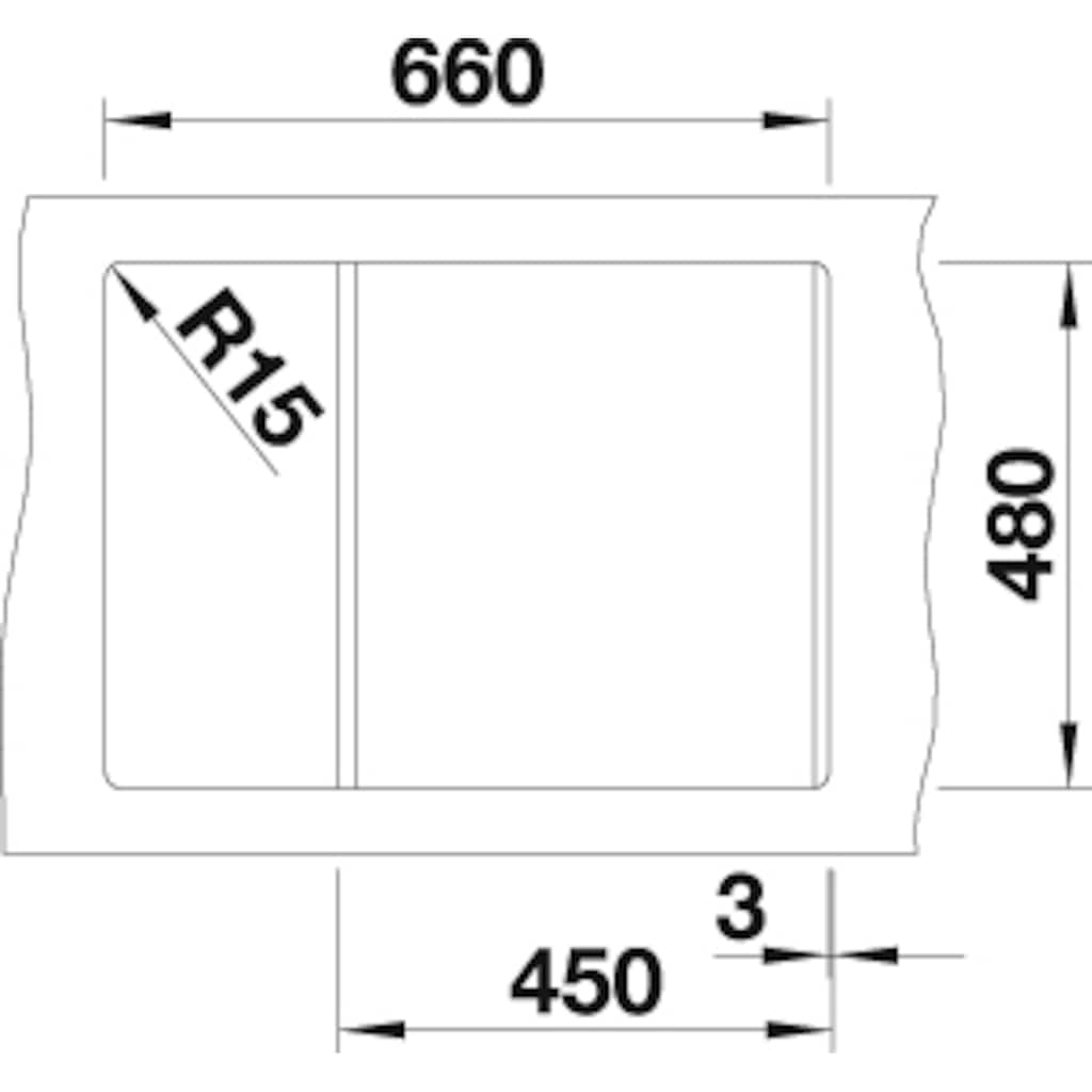 Blanco Granitspüle »METRA 45 S Compact«