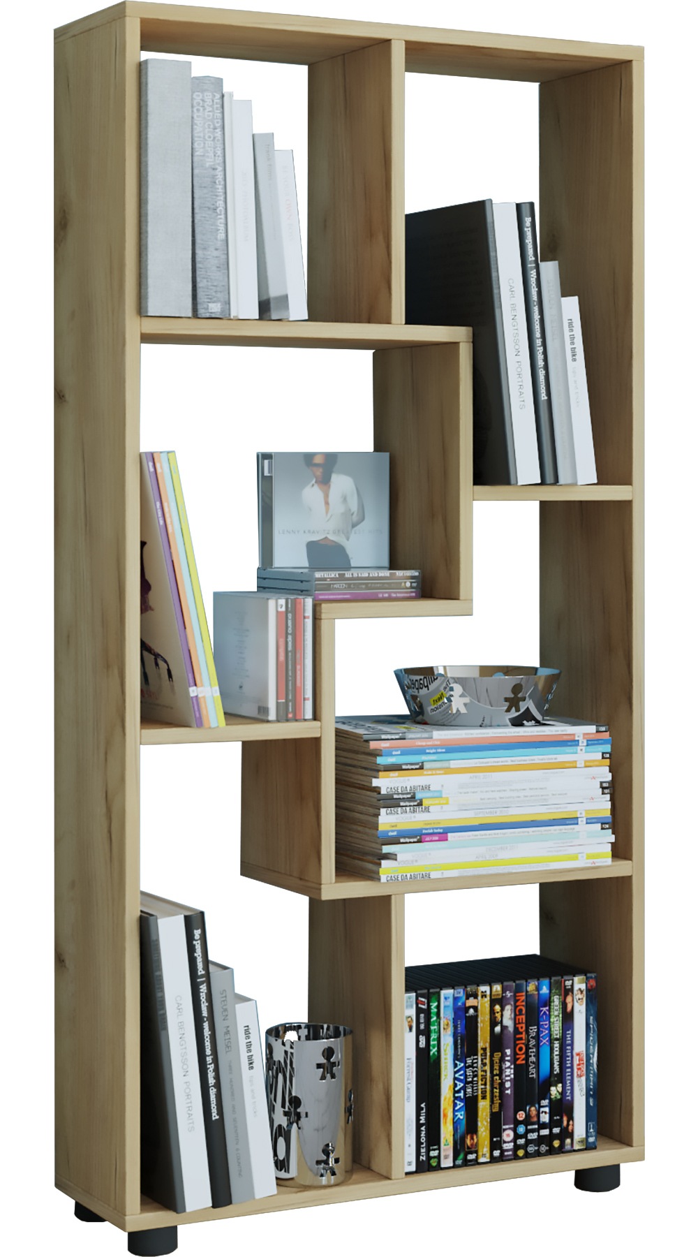 VCM Standregal "Holz Stand Regal Raumteiler Bücherregal Blina" günstig online kaufen