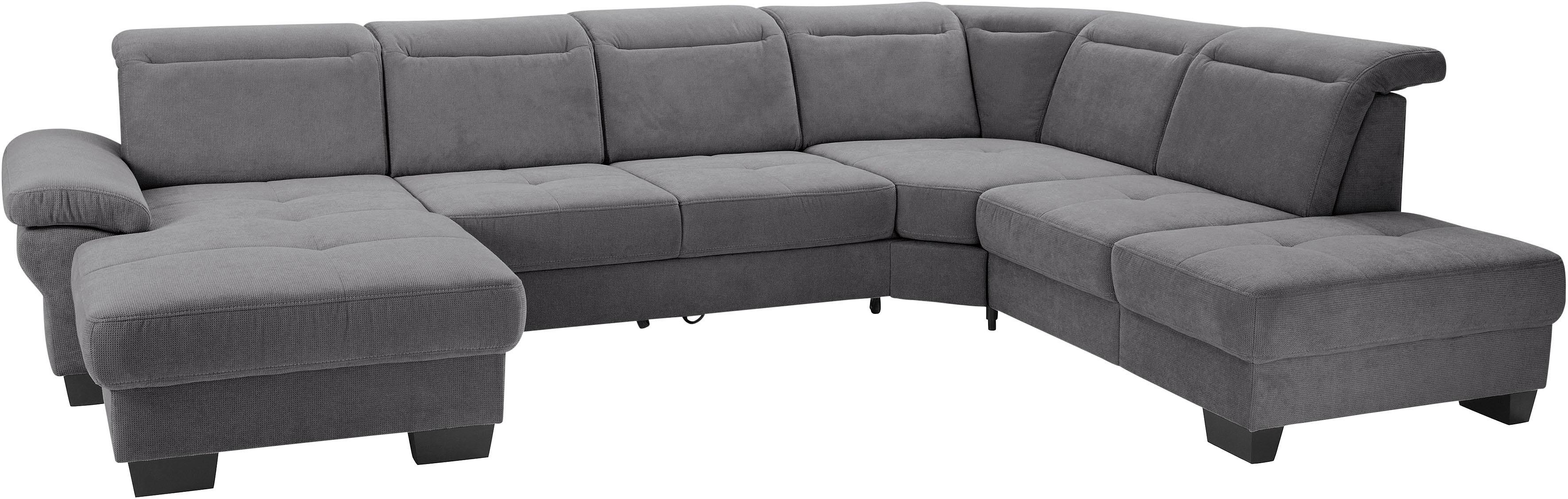 OTTO home Wohnlandschaft "Cornwall U-Form" inkl. Sitztiefenverstellung, wahlweise mit Schlaffunktion