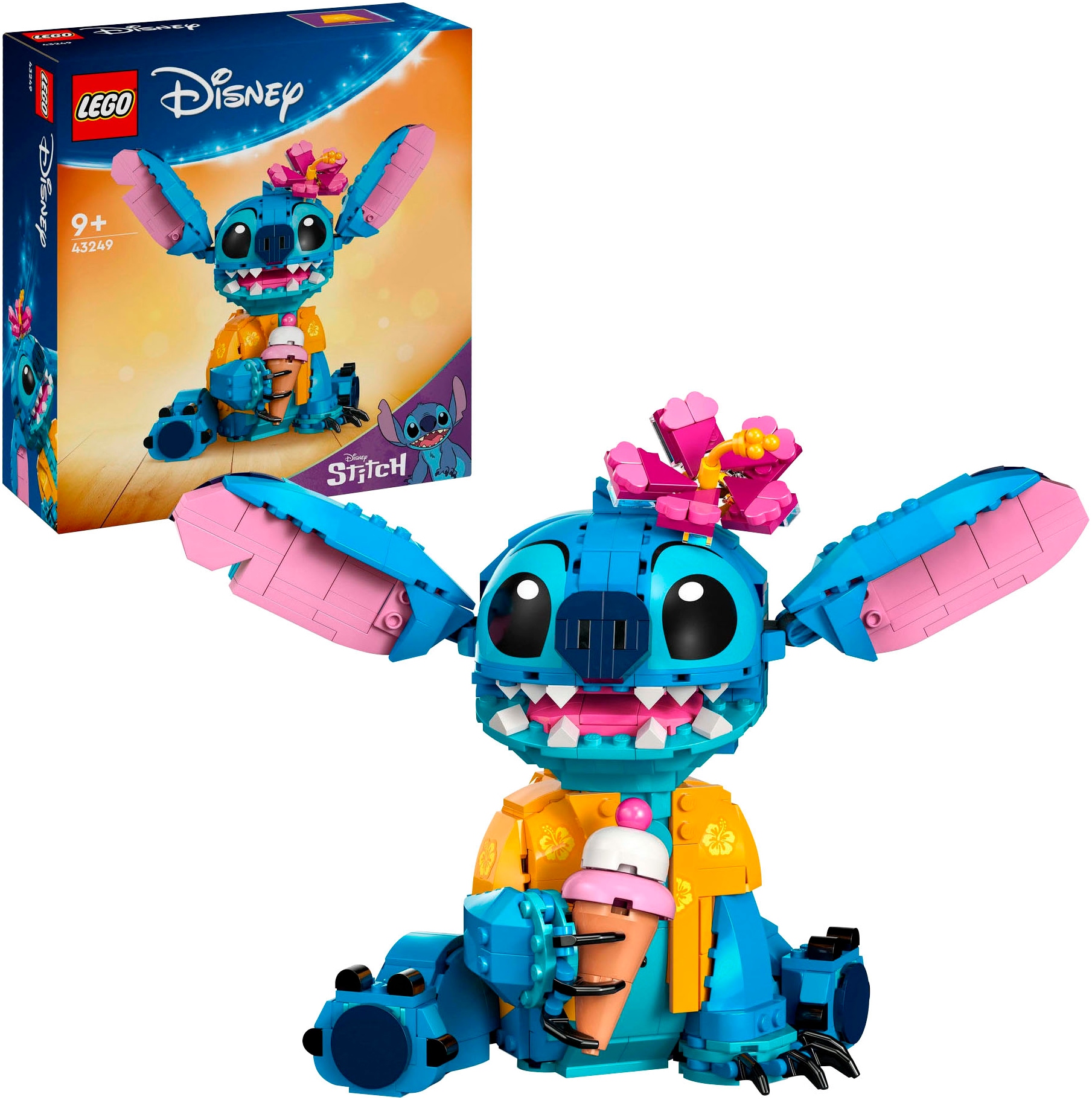 LEGO® Konstruktionsspielsteine »Stitch (43249), LEGO® Disney Classic«, (730 St.), Made in Europe