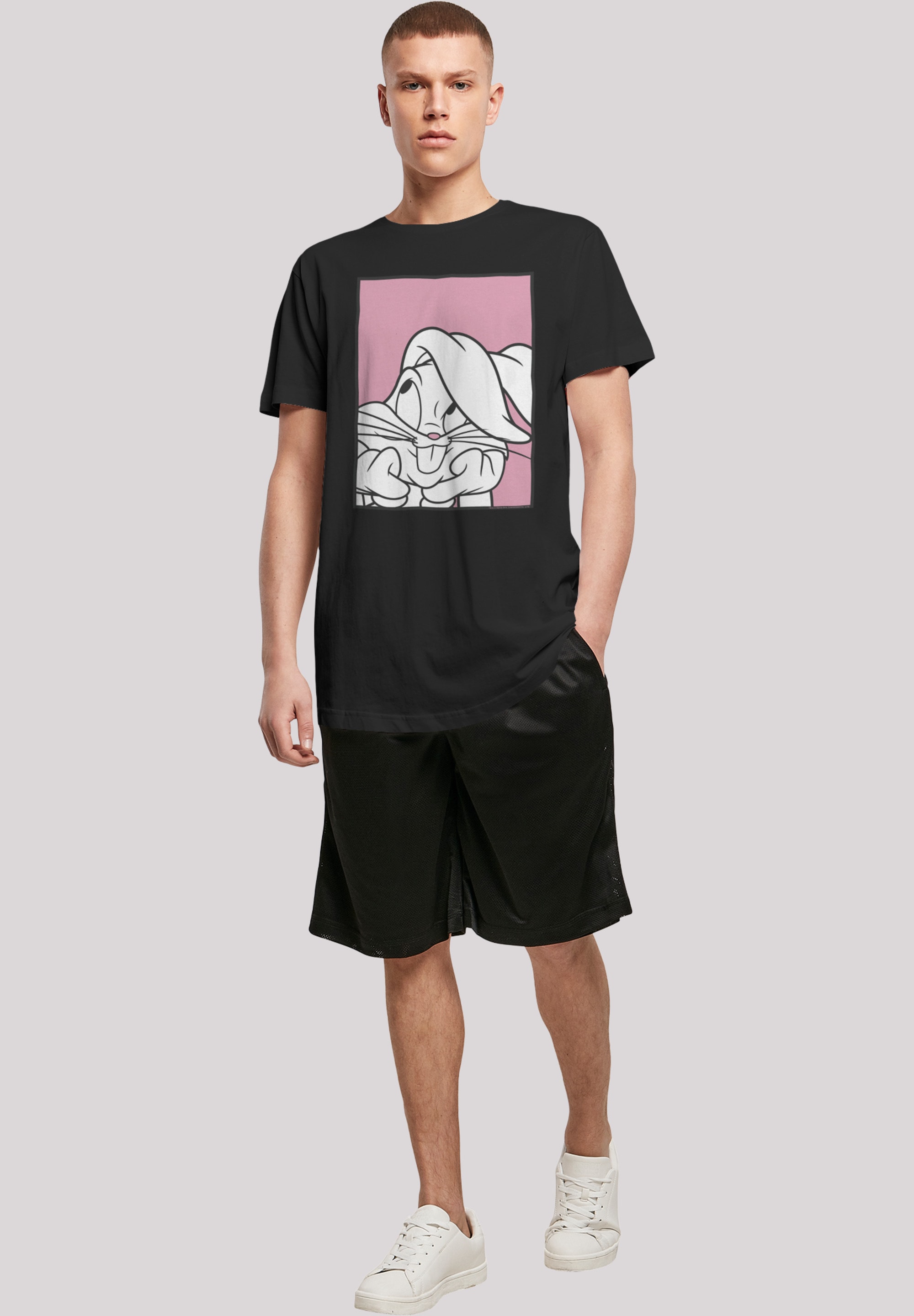 F4NT4STIC T-Shirt »Looney Tunes Bugs Bunny Adore«, Print