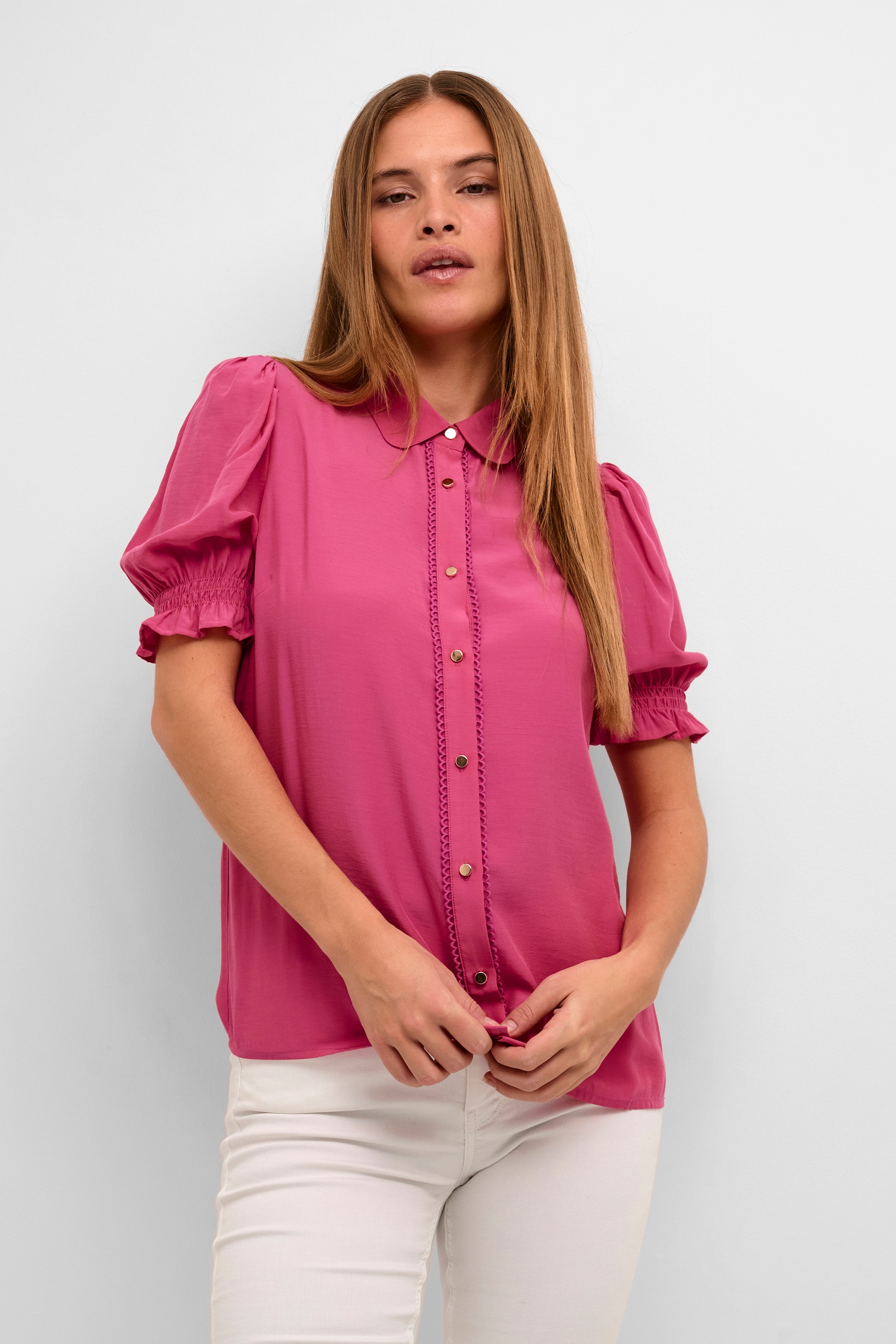 Culture Hemdbluse »Damen Hemd kurzarm CUasmine«