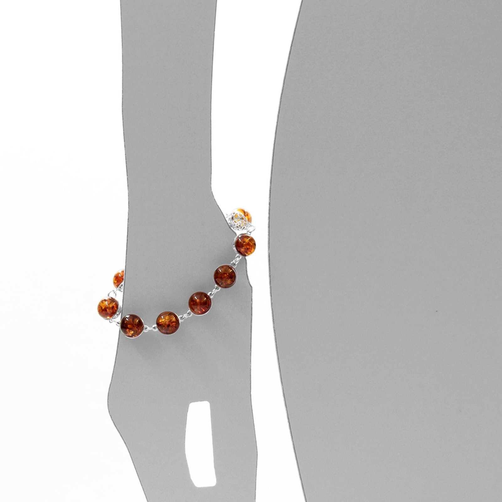 OSTSEE-SCHMUCK Armband »- Dolores - Silber 925/000 - Bernstein«
