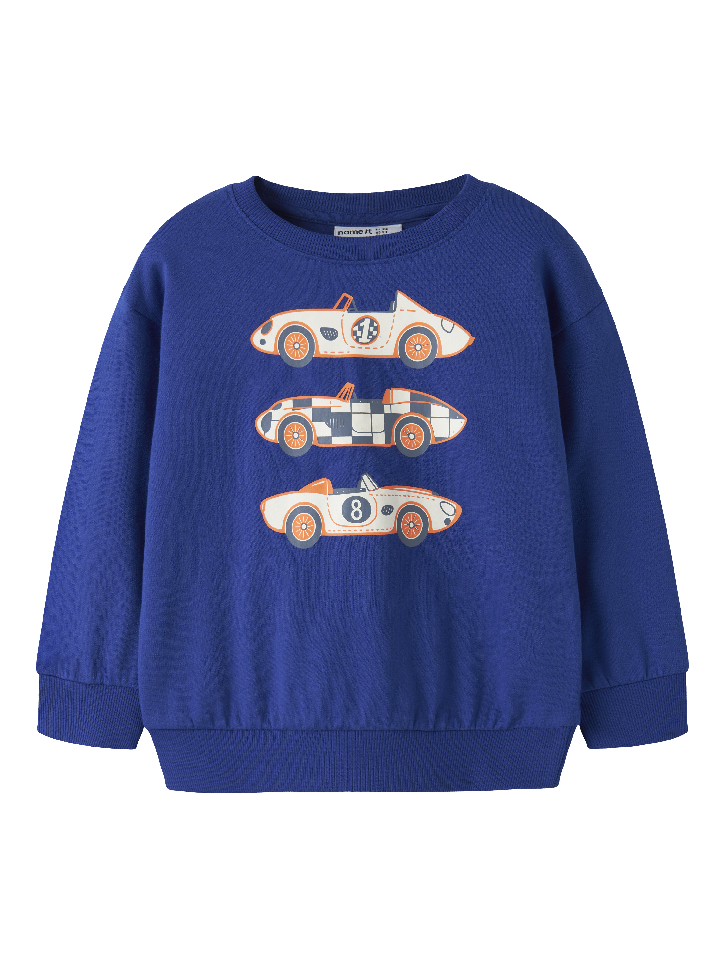 Name It Sweatshirt "NMMVILDAR LS SWEAT BOX BRU", Baumwolle, regular fit