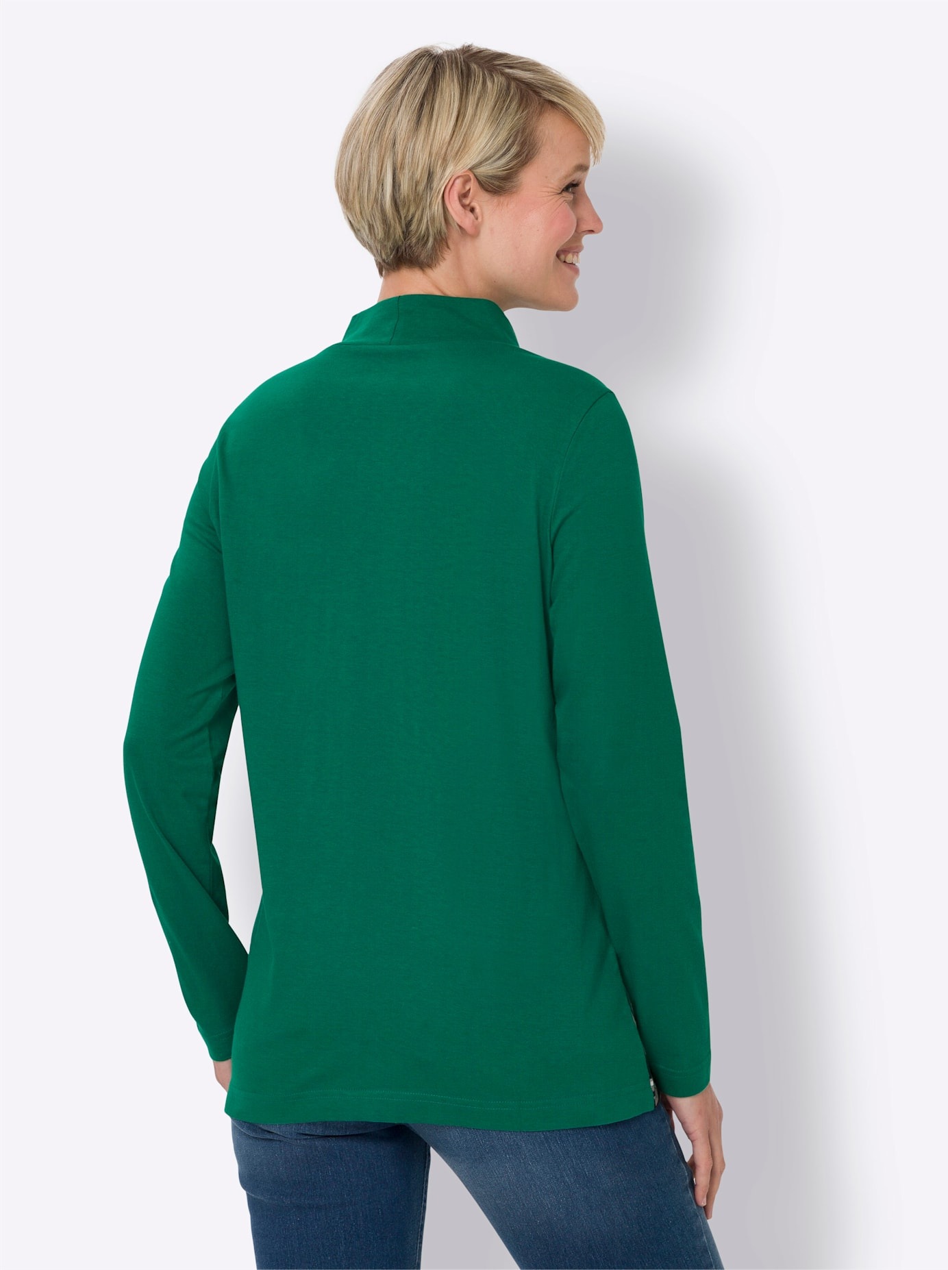 Classic Basics Stehkragenshirt »Stehkragen-Shirt«, (1 tlg.)