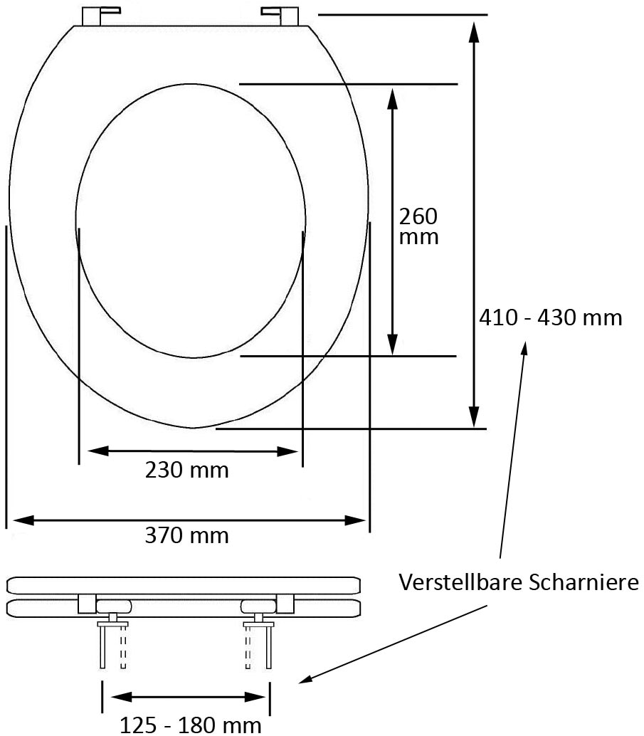 ADOB WC-Sitz »Bambus«