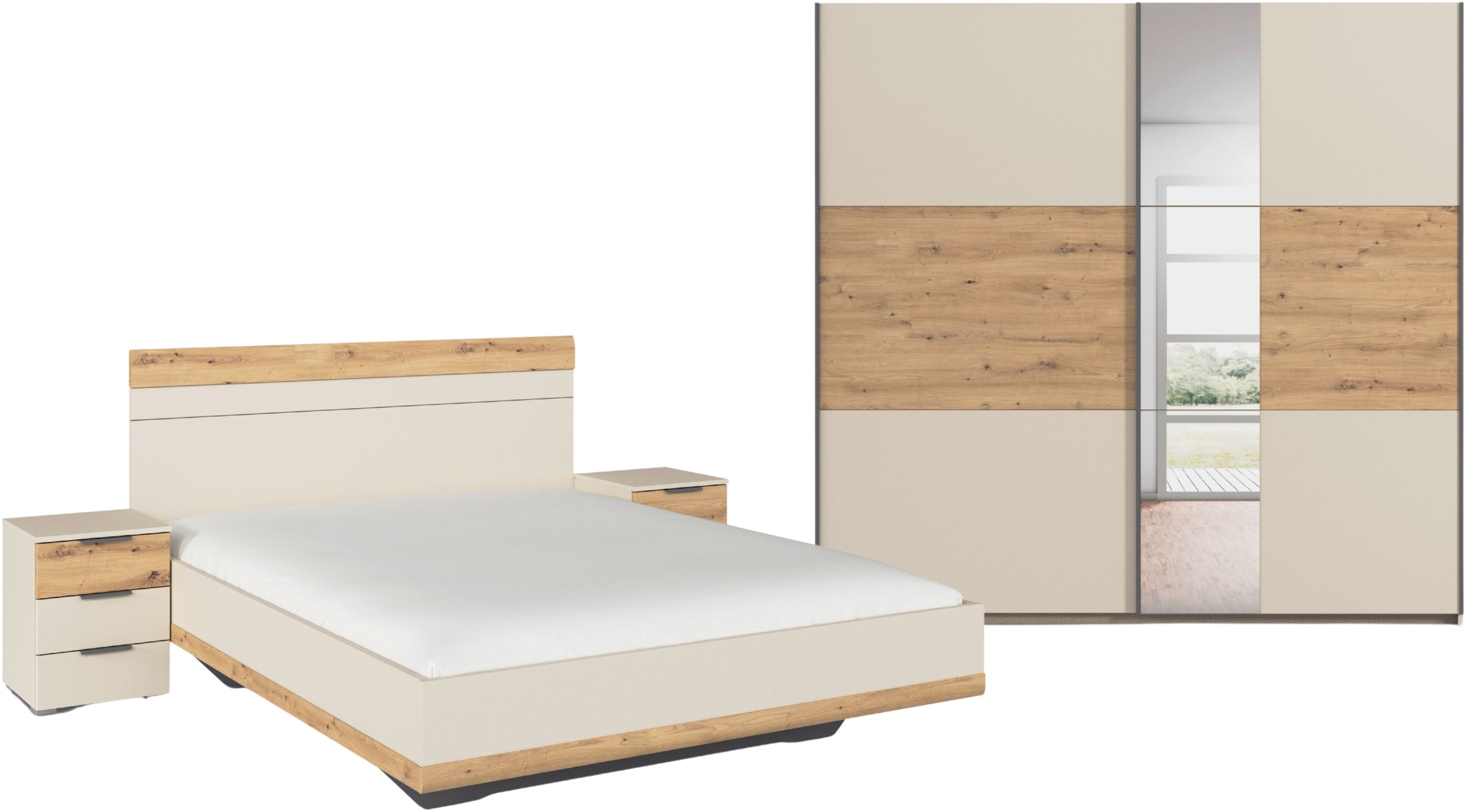 rauch Schlafzimmer-Set "Komplettschlafzimmer Schlafzimmer Schlafzimmermöbel günstig online kaufen