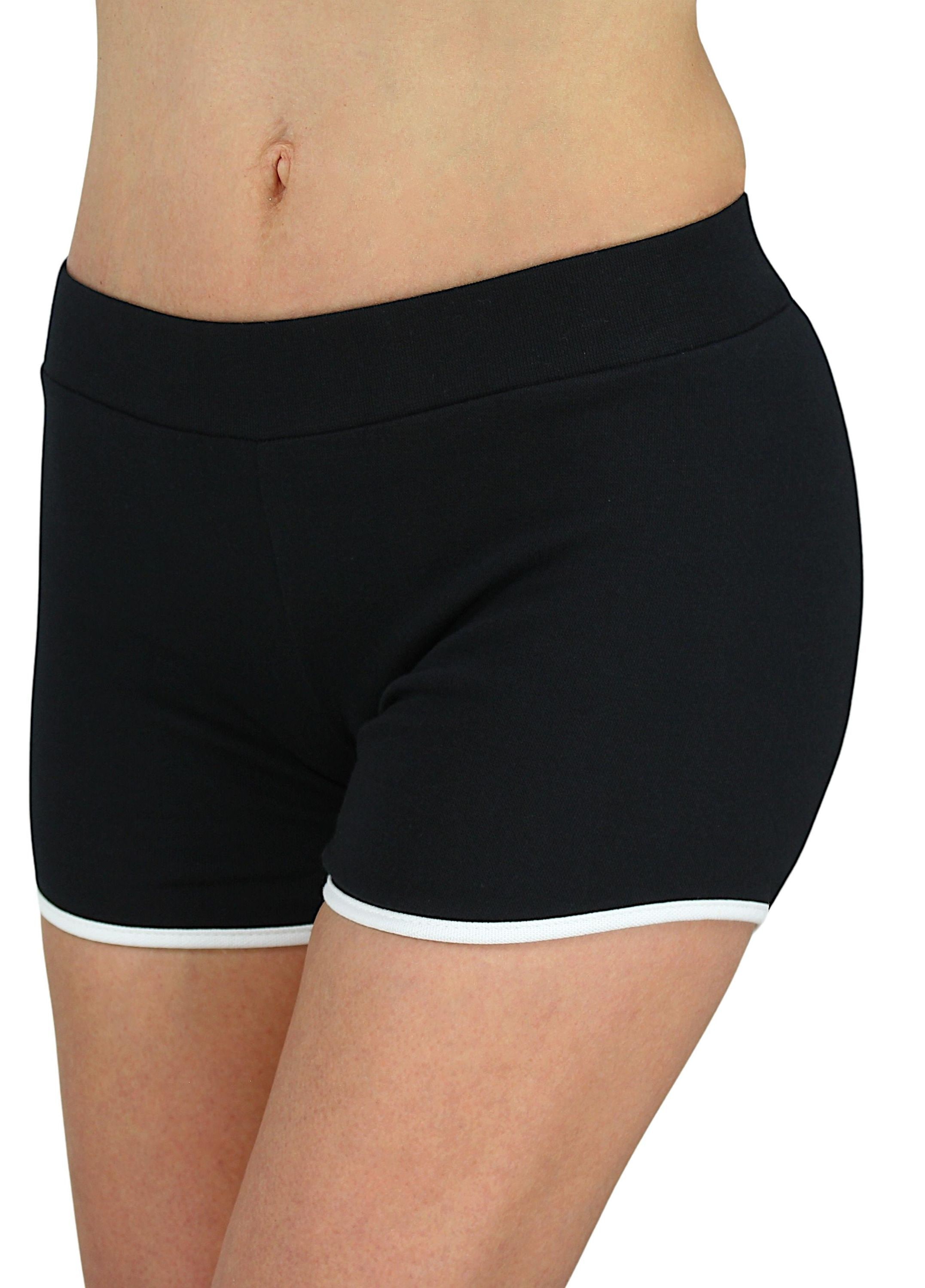 ALKATO Hotpants "Shorts Alkato Damen Sport Shorts mit Hohem Bund" günstig online kaufen