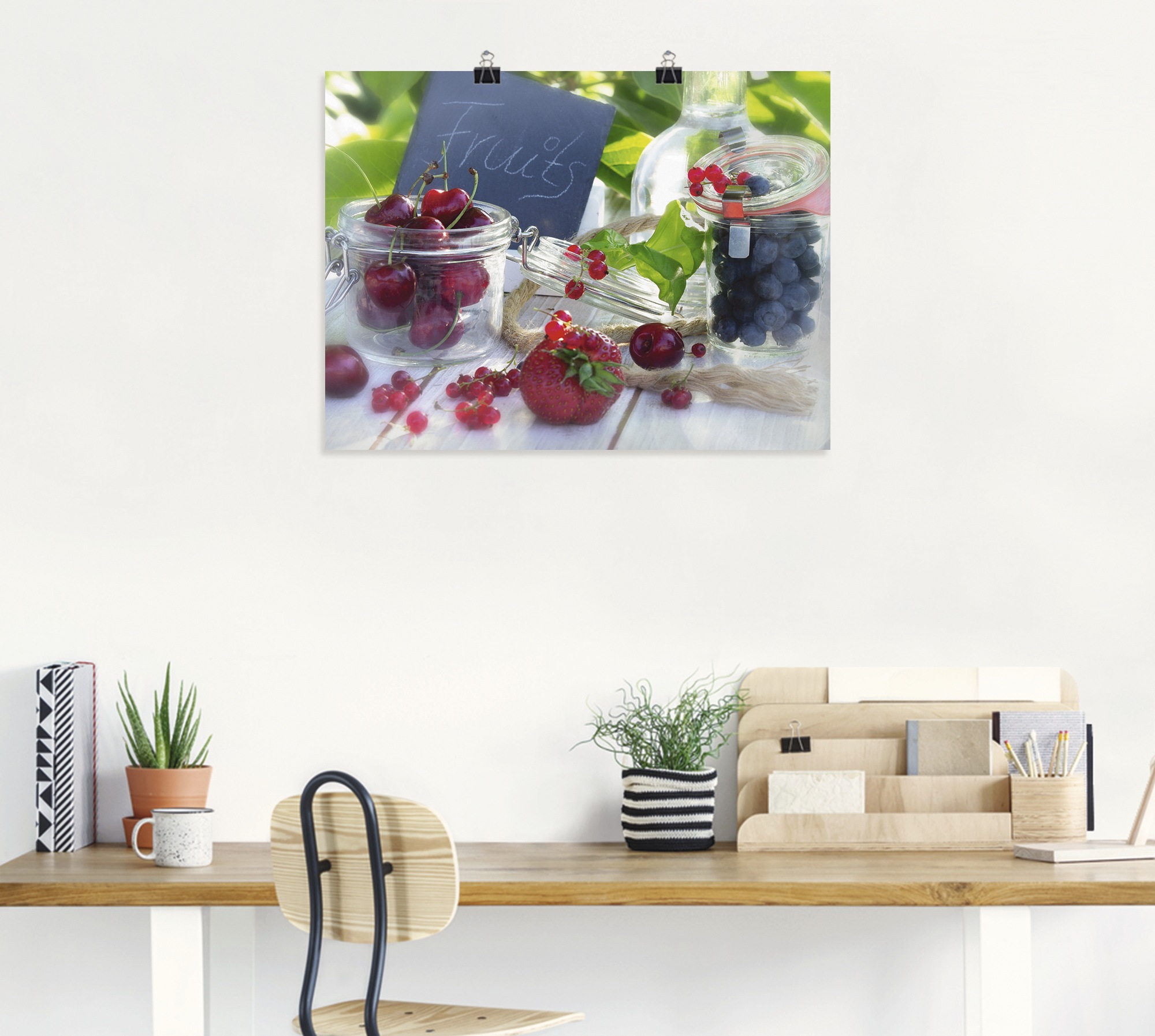 Artland Wandbild »Frischer Früchte Sommer«, Lebensmittel, (1 St.), als Leinwandbild, Poster in verschied. Größen
